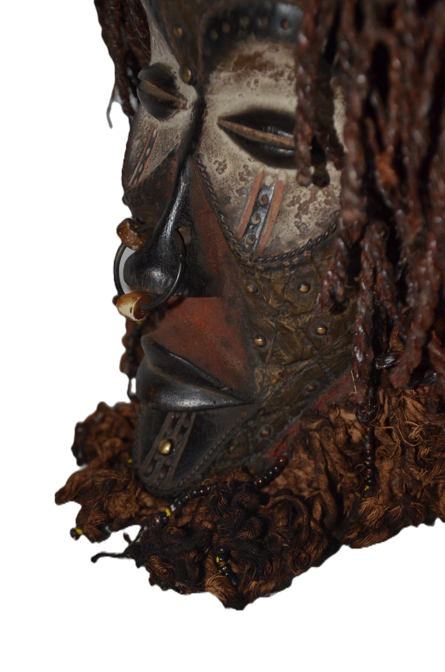 Authentic Chokwe Mask | Congolese Tribal Art | Hand-Carved Wood Sculpture