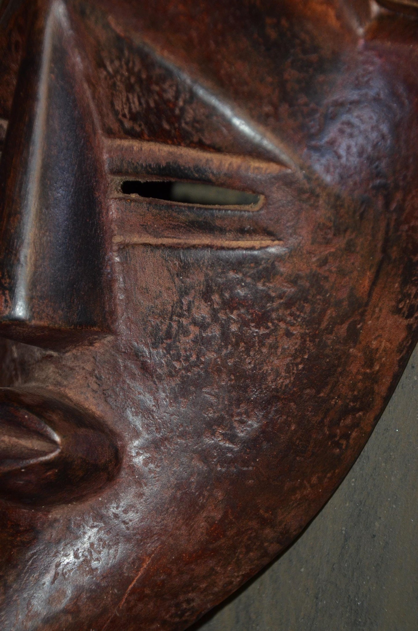 Authentic Lwalwa Mask | Congolese Cubist Style | Tribal Wood Art