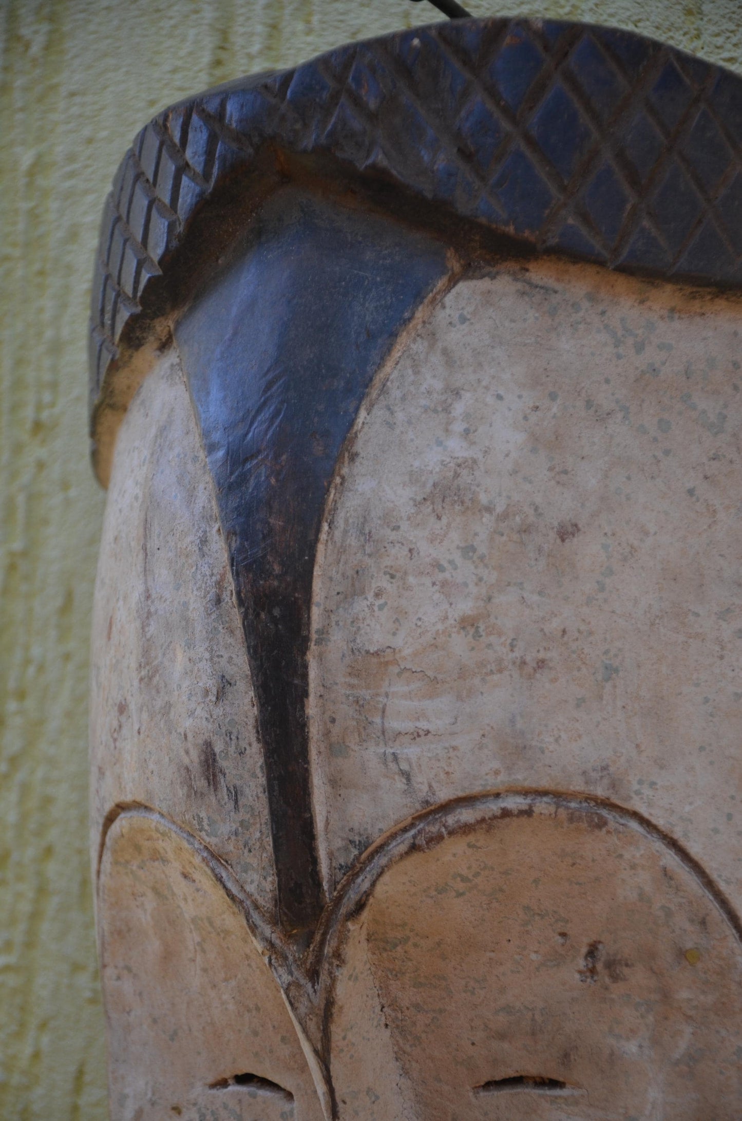 Fang Ngil Mask – 21" Large Hand-Carved Wood Mask – Gabon Tribal Wall Decor