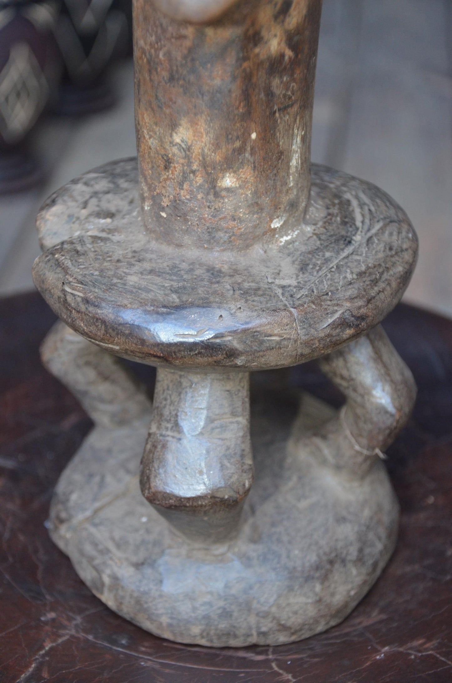 Authentic Lega Double-Headed Figure | Tribal Art | Congolese Sculpture