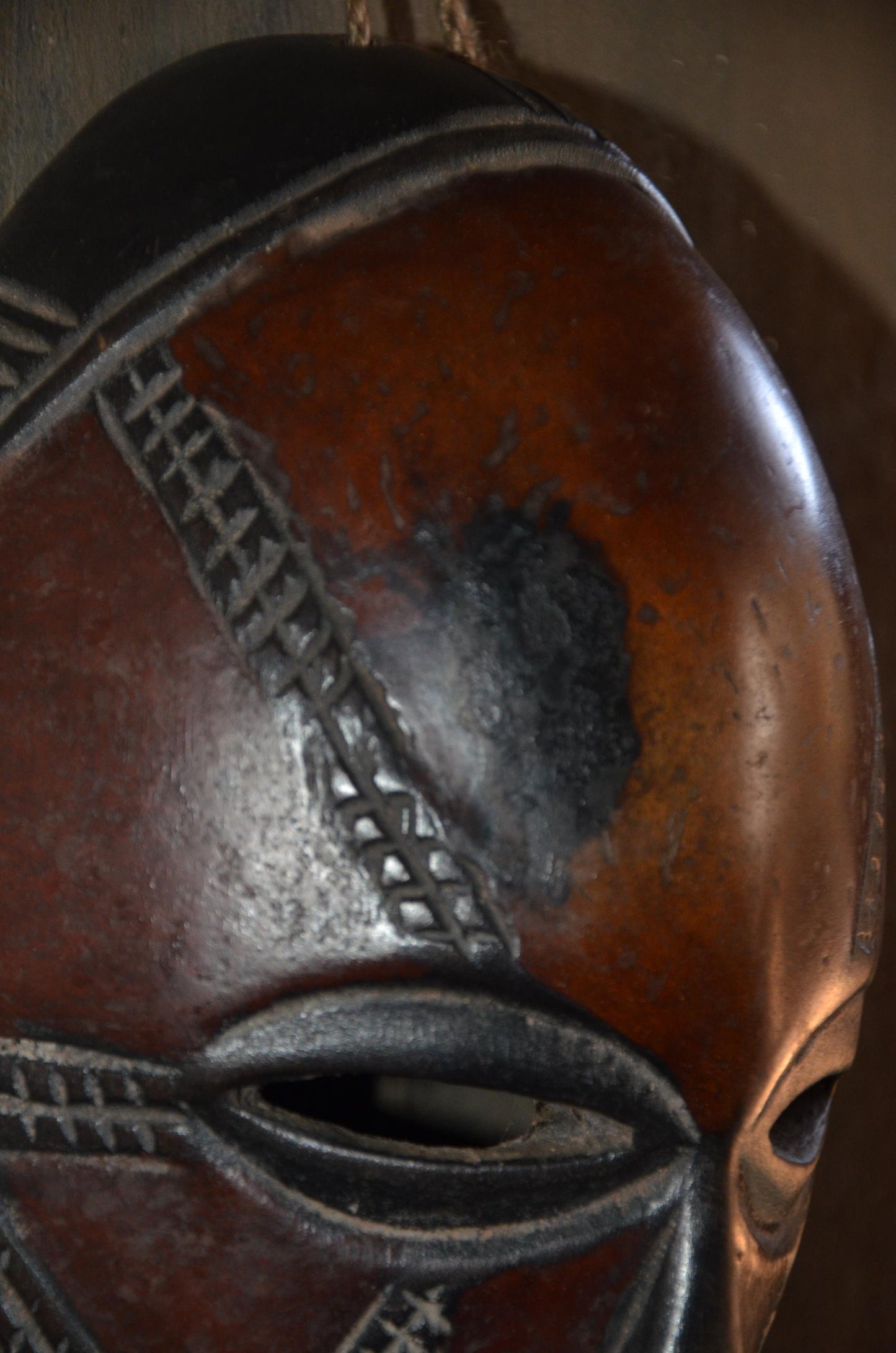 Authentic Chokwe Mask | Congolese Tribal Art | Hand-Carved Wood