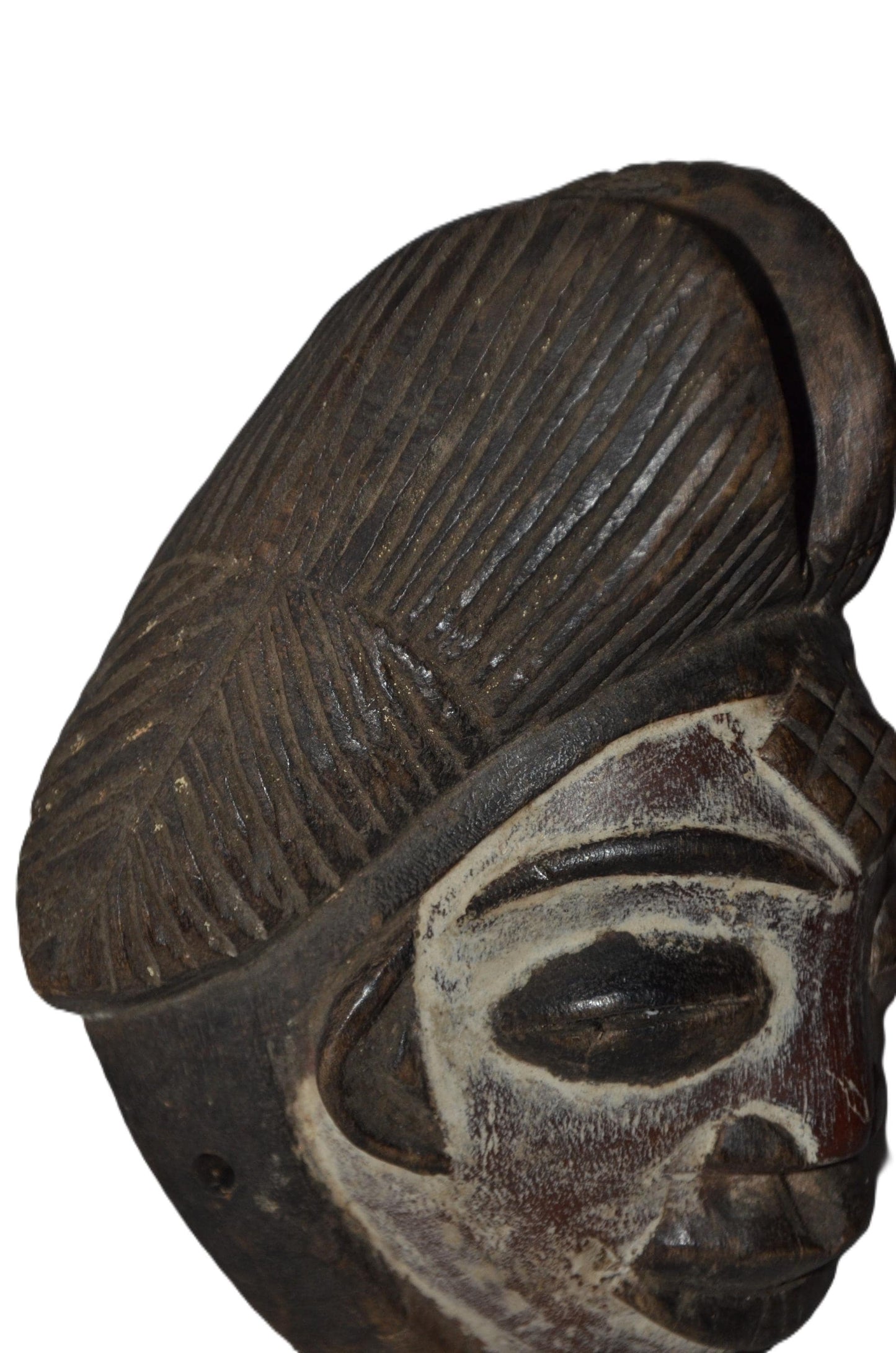 Authentic Bapunu Mask | Traditional Punu Art | Congolese Tribal Wall Art