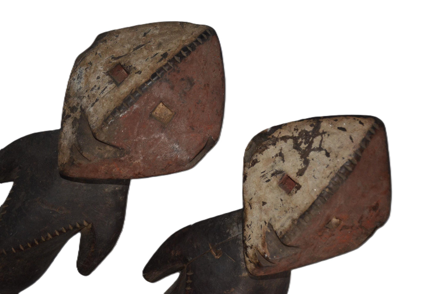 A Pair of Azande Statues – African Tribal Figures, Handcarved Wooden Art