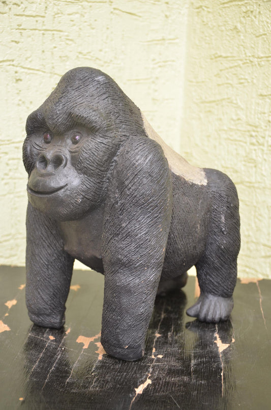 Handcrafted Clay Sculpture | Silverback Gorilla