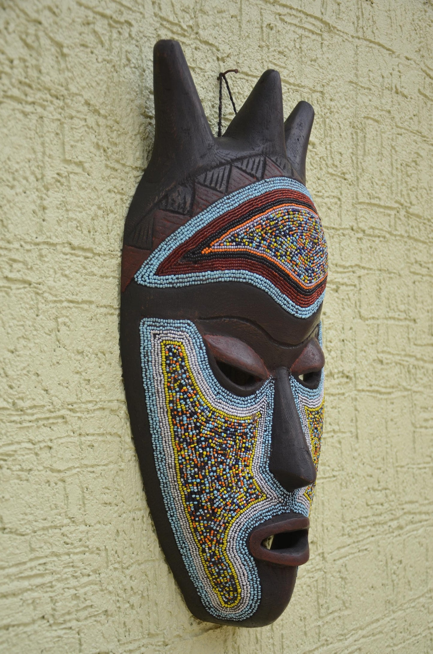 Authentic Lwalwa Tribal Mask | Congolese Art