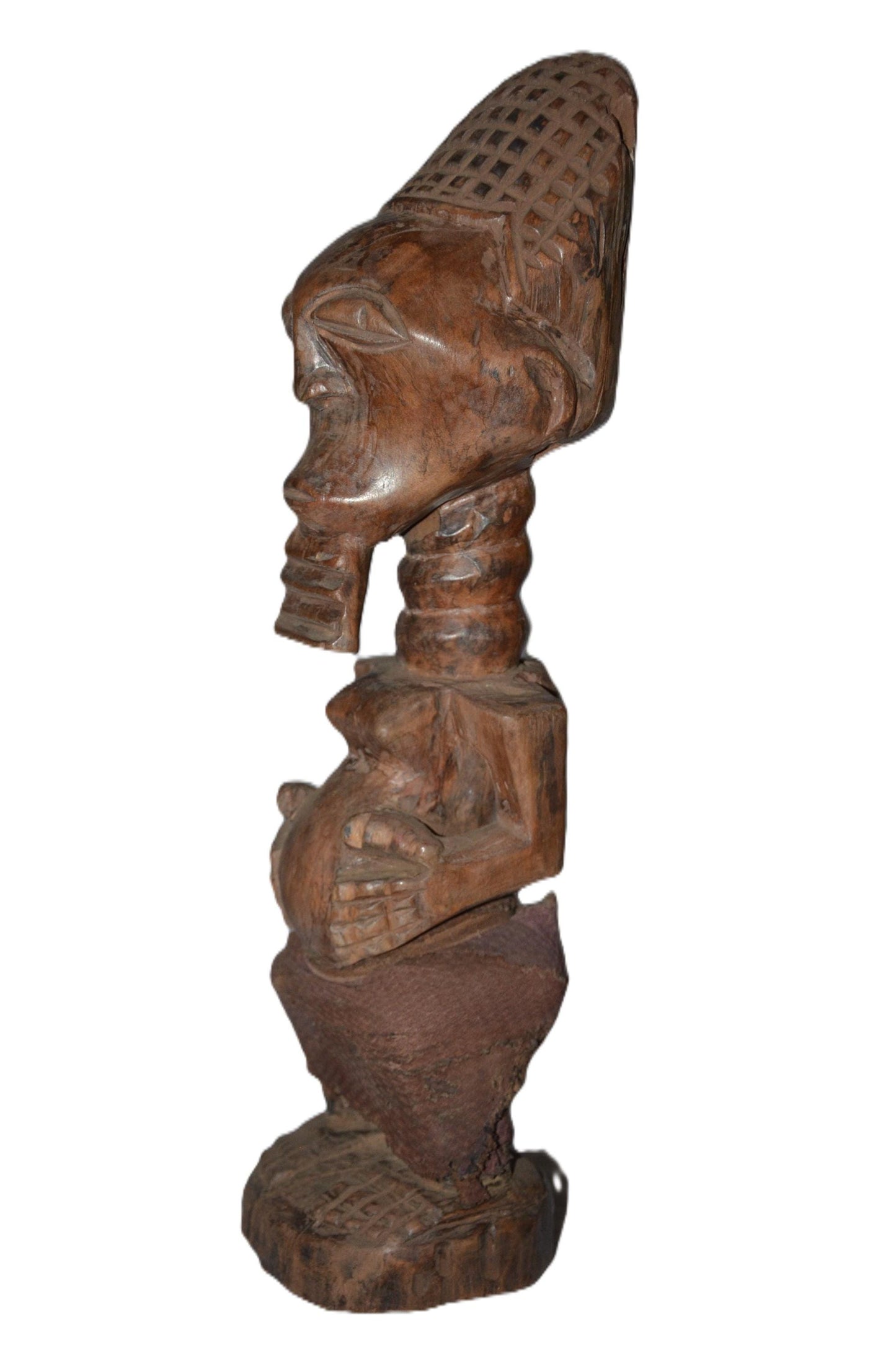 Authentic Songye Statue | Congolese Tribal Art | Hand-Carved Wood Art