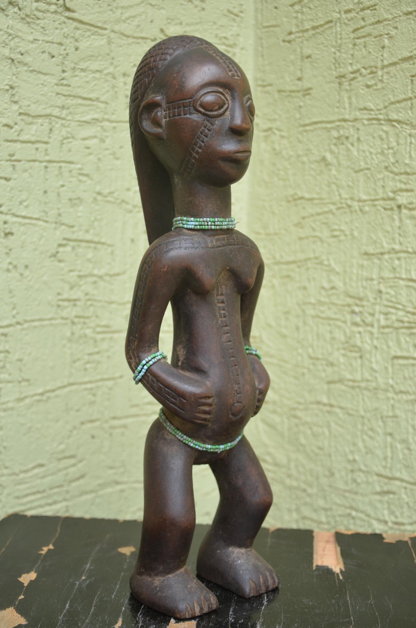 Authentic Tabwa Ancestral Fertility Figure | Congolese Art