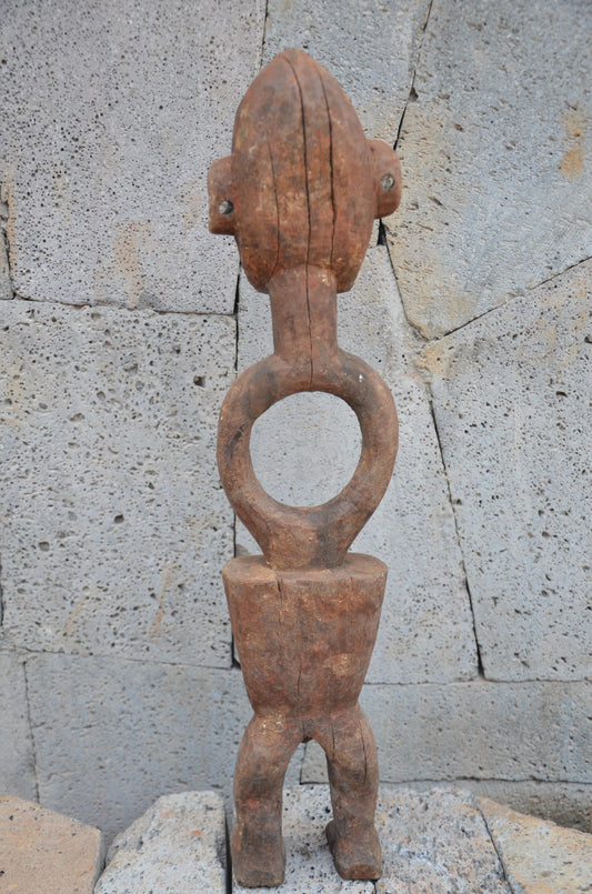 Authentic Mumuye Ancestor Figure | Nigerian Tribal Art | Abstract