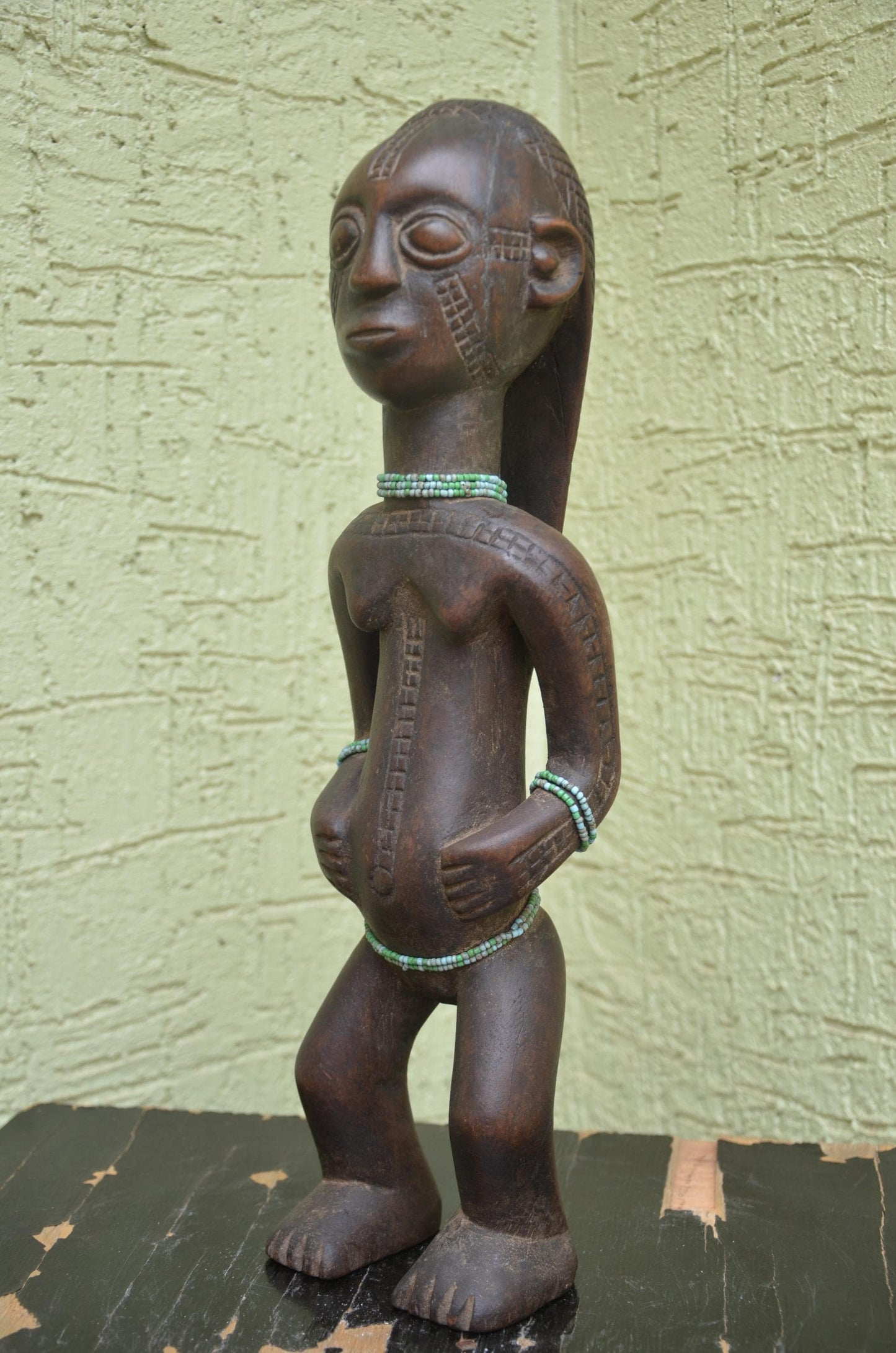 Authentic Tabwa Ancestral Fertility Figure | Congolese Art