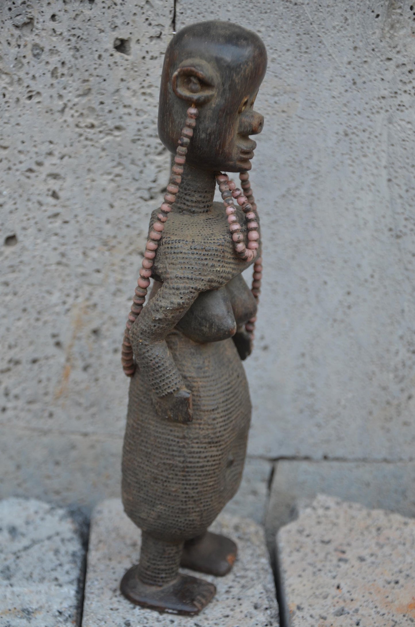 Authentic Namji Fertility Doll | Cameroonian Tribal Art | Ritual Object