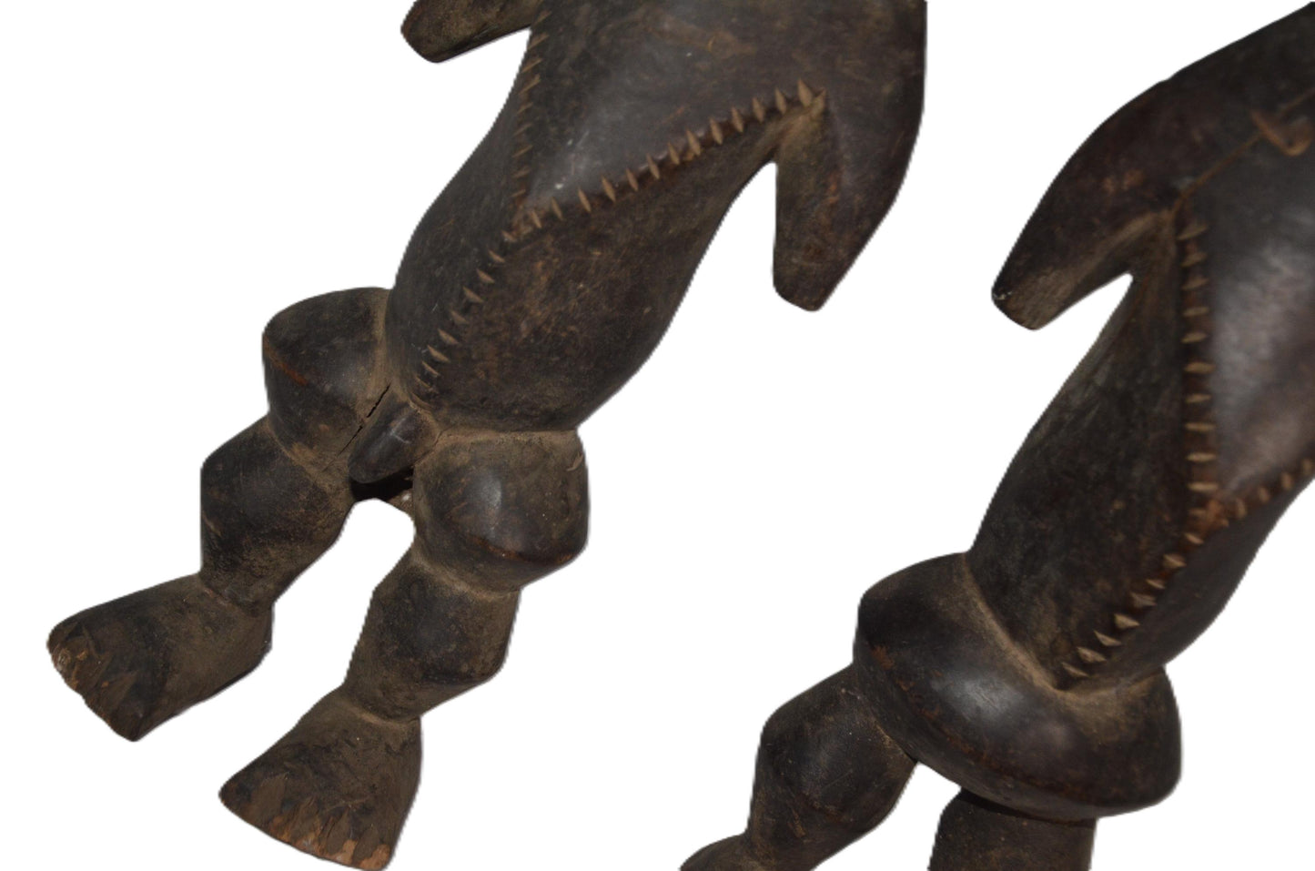 A Pair of Azande Statues – African Tribal Figures, Handcarved Wooden Art