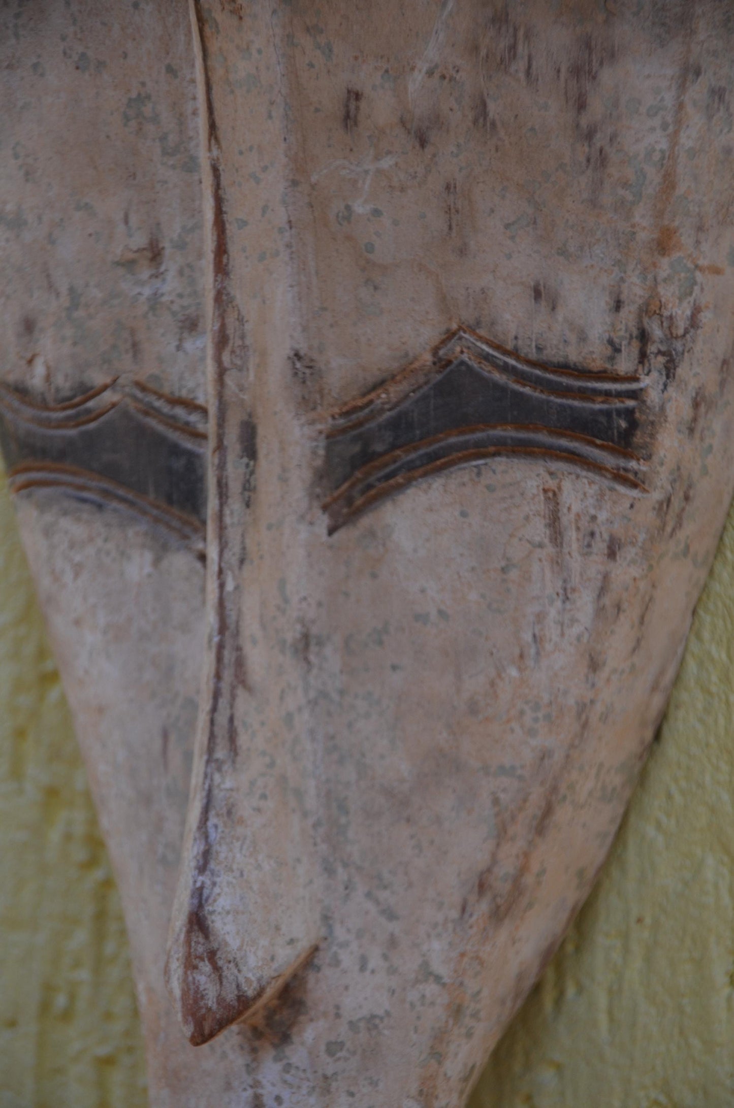 Fang Ngil Mask – 21" Large Hand-Carved Wood Mask – Gabon Tribal Wall Decor