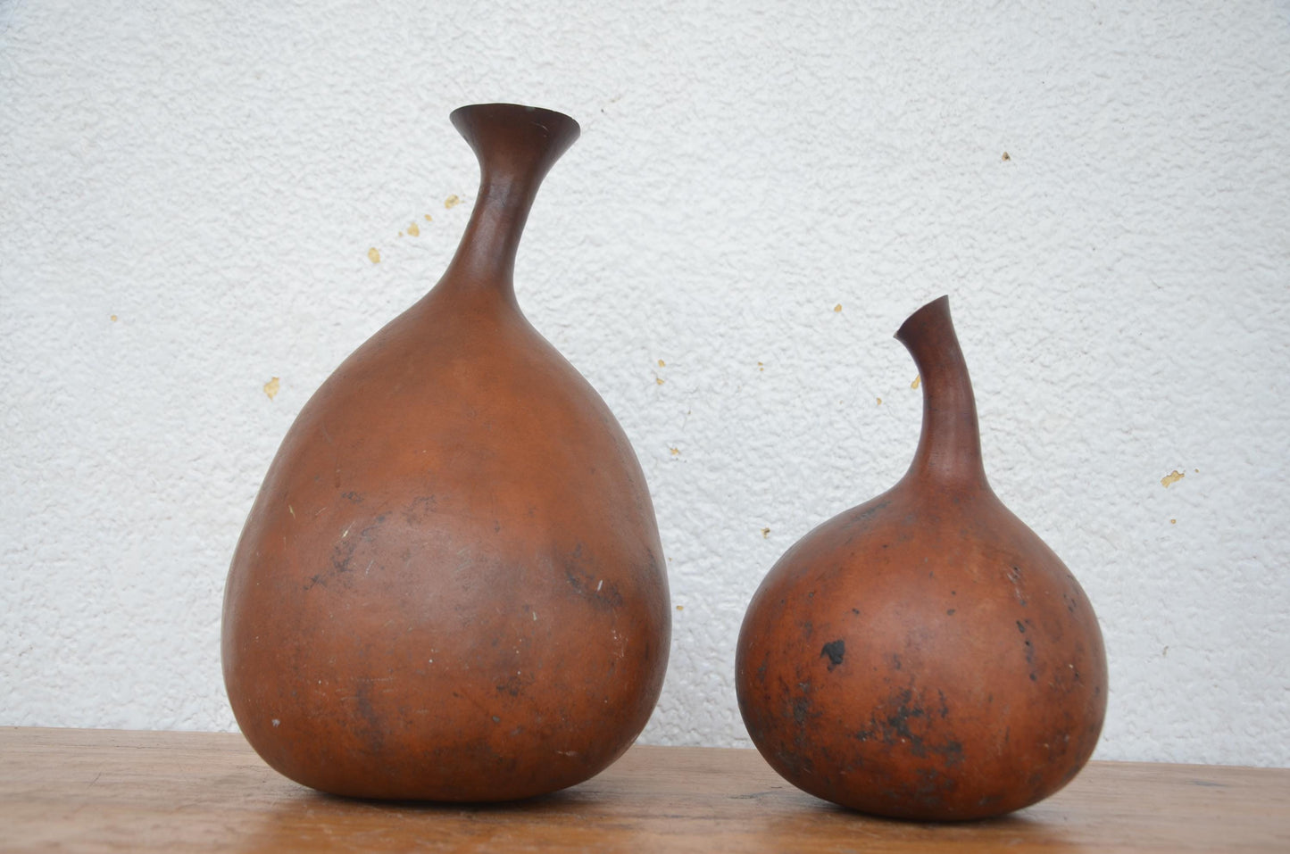 Handcrafted African Calabash Gourd Set | Traditional Natural Art Accent