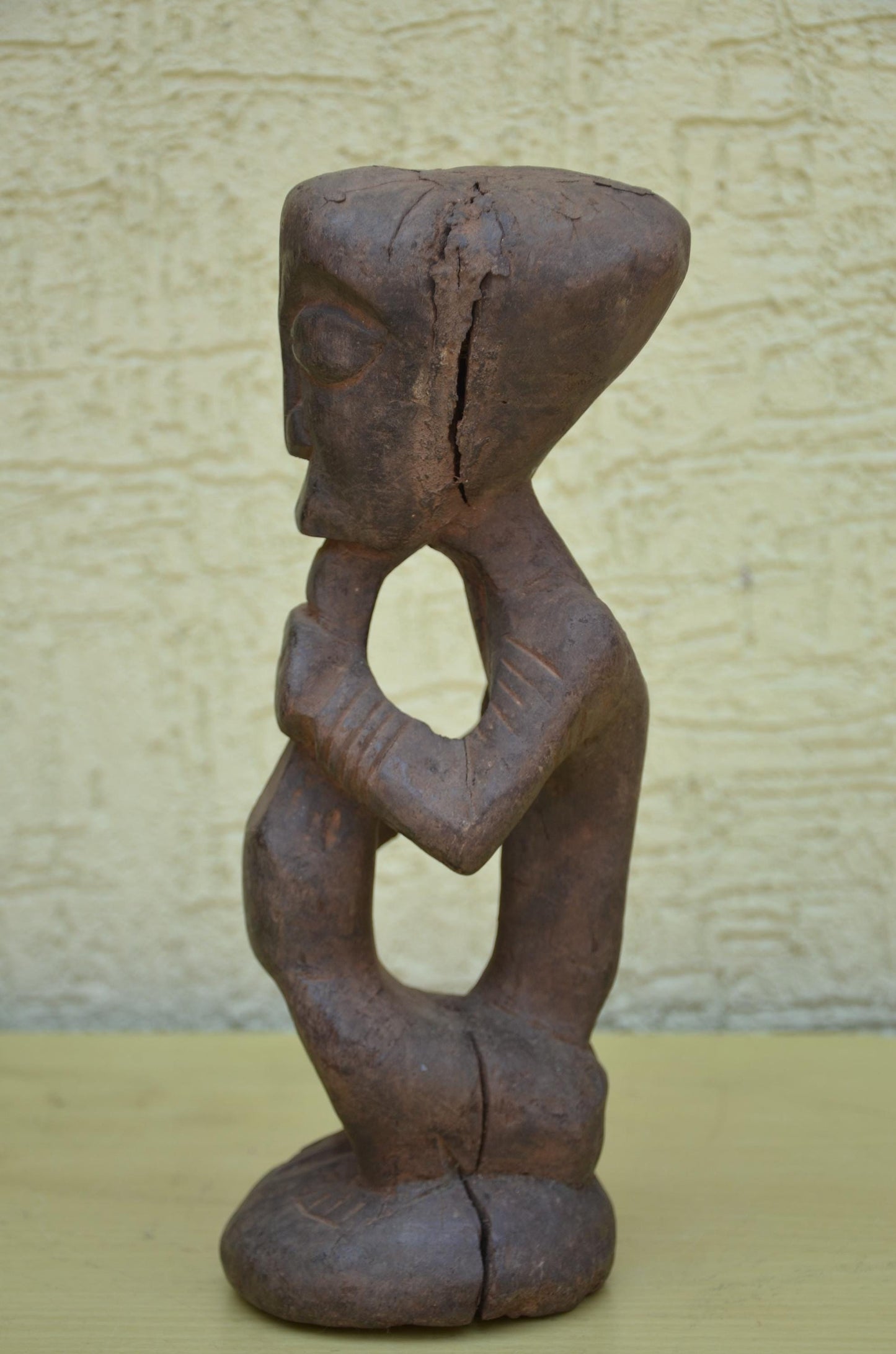 Authentic Songye Luba Male Power Figure | Congolese Art