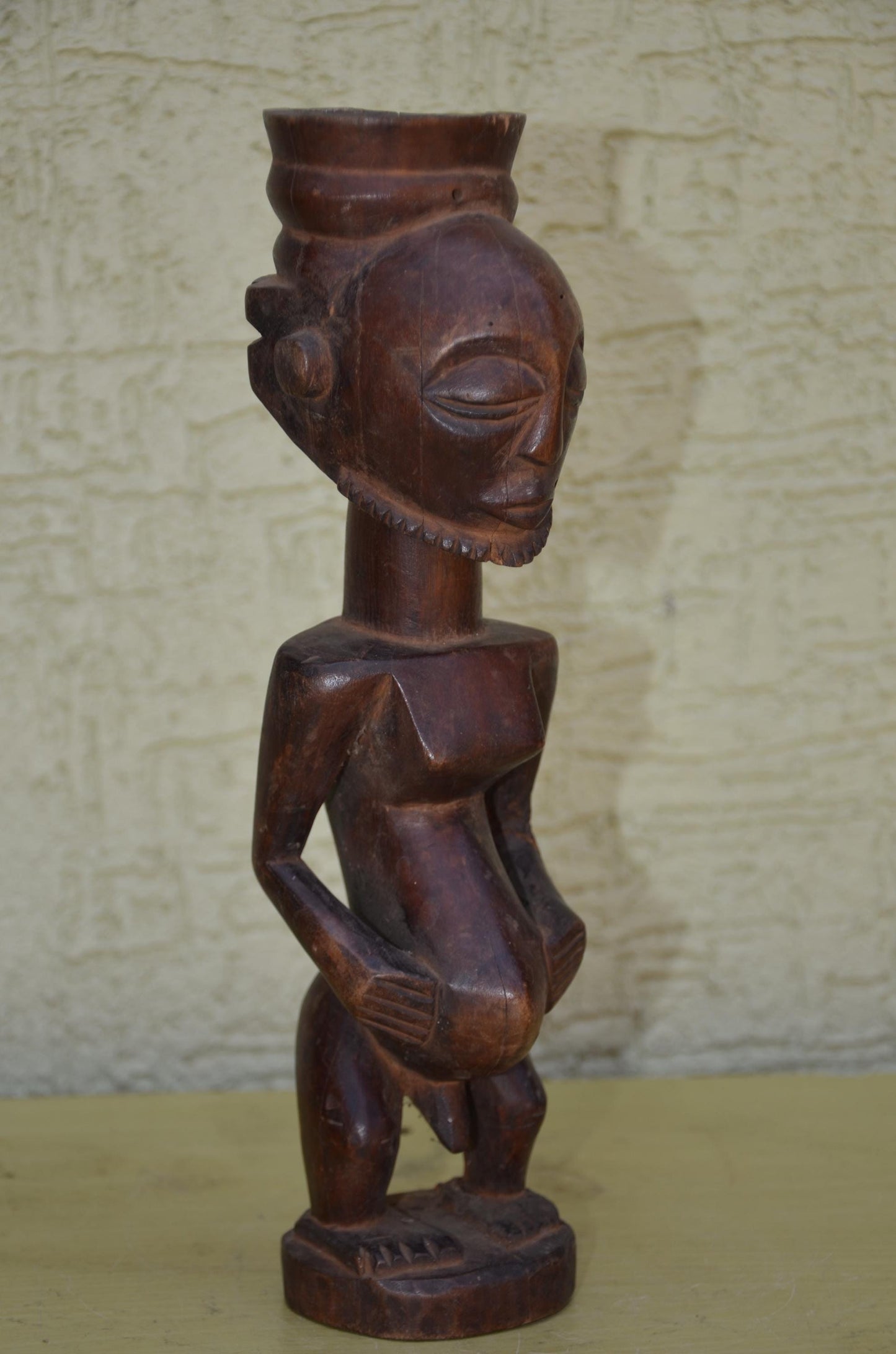 Authentic Hemba Luba Male Ancestor Figure | Congolese Art