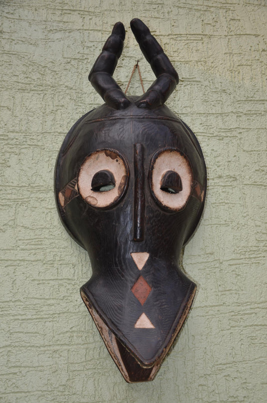 Authentic Kwele Mask | Gabonese Tribal Art