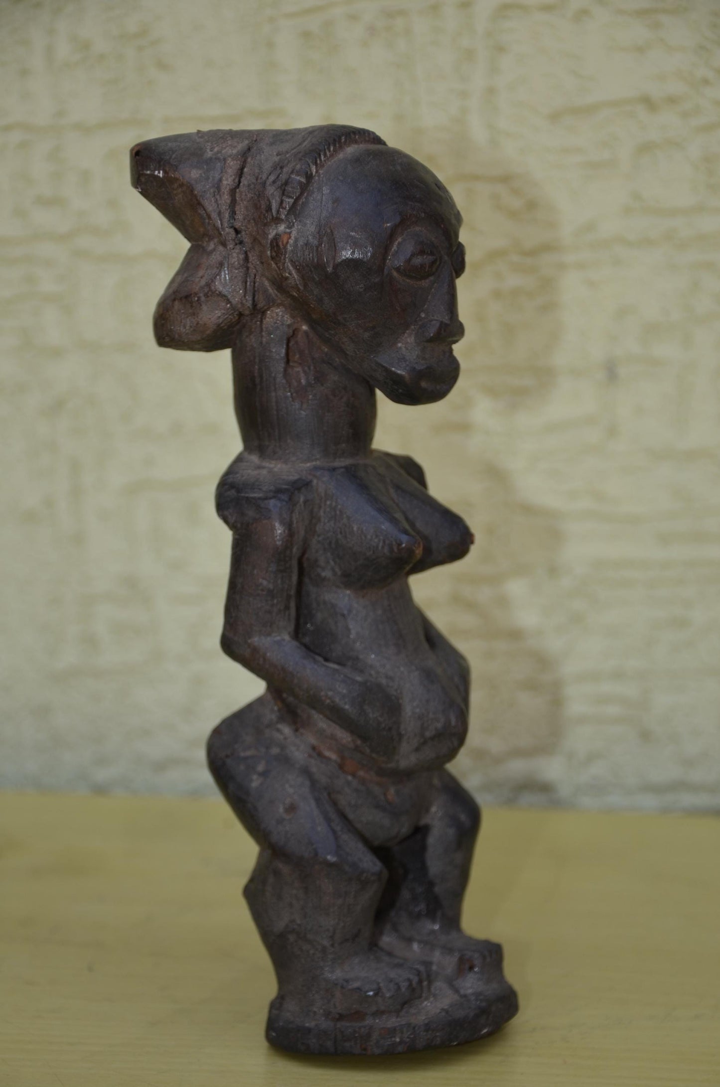 Authentic Luba Hemba Female Figure | Congolese Tribal Art