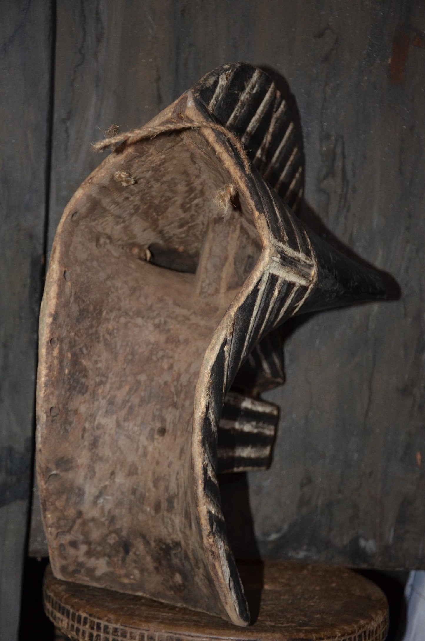 Authentic Male Songye Kifwebe Mask | Congolese Tribal Wall Art