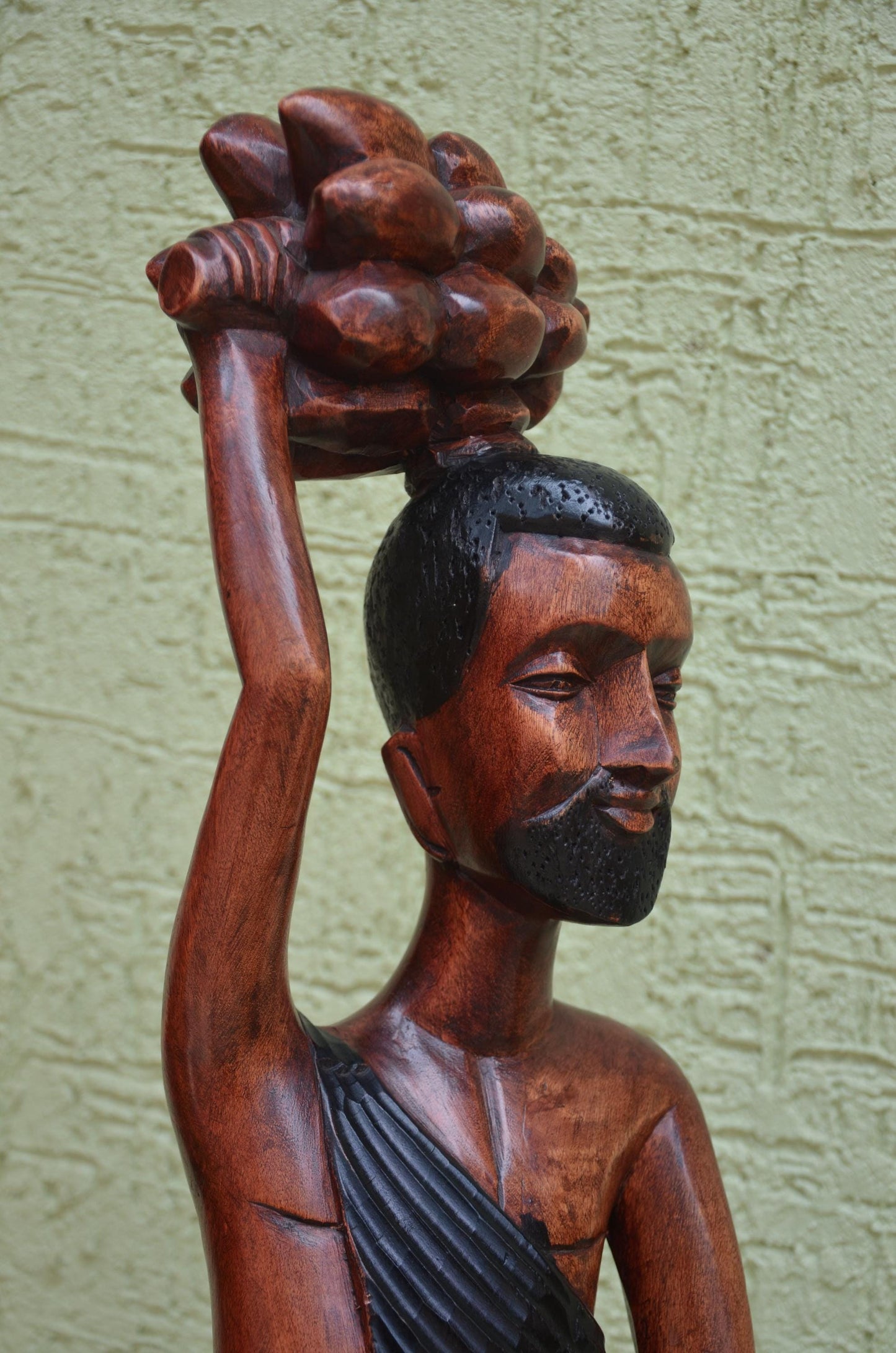 East African Wooden Male Harvester Sculpture | Tribal Art
