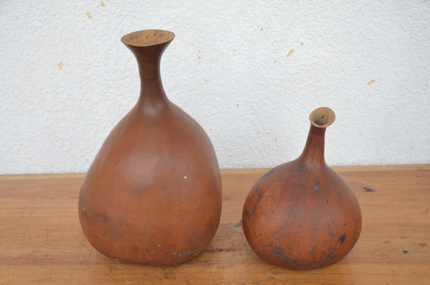 Handcrafted African Calabash Gourd Set | Traditional Natural Art Accent