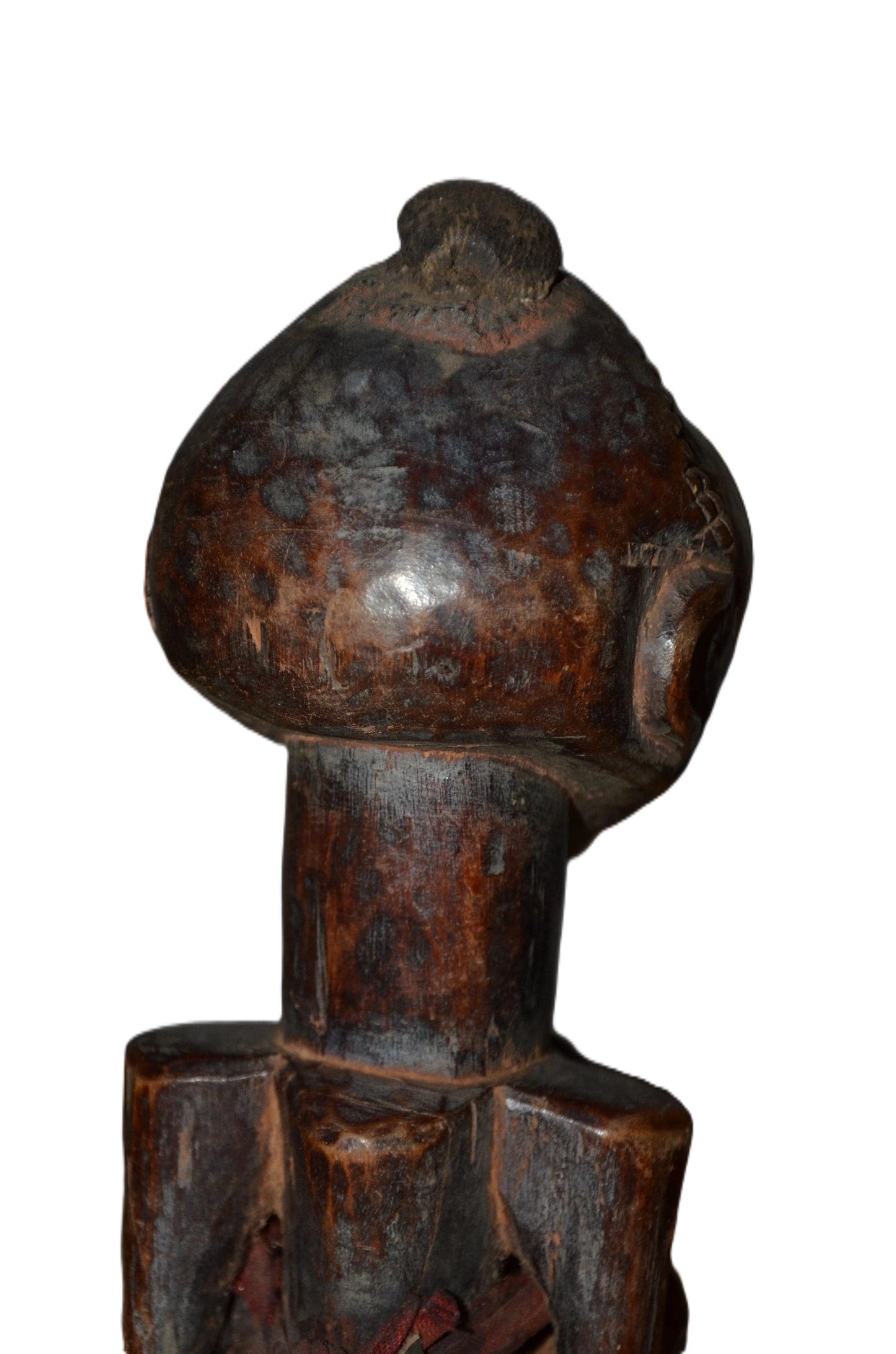 Authentic Suku Statue | Congolese Tribal Art | Hand-Carved Wood Sculpture