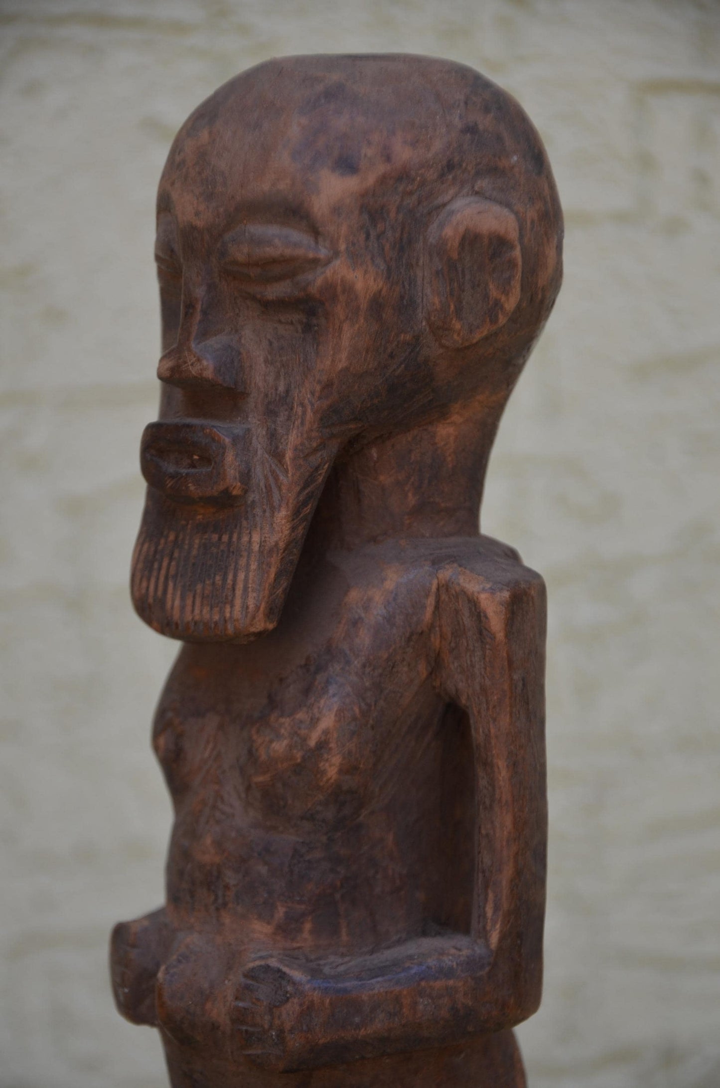 Authentic Hemba Luba Male Ancestor Figure | Congolese Art