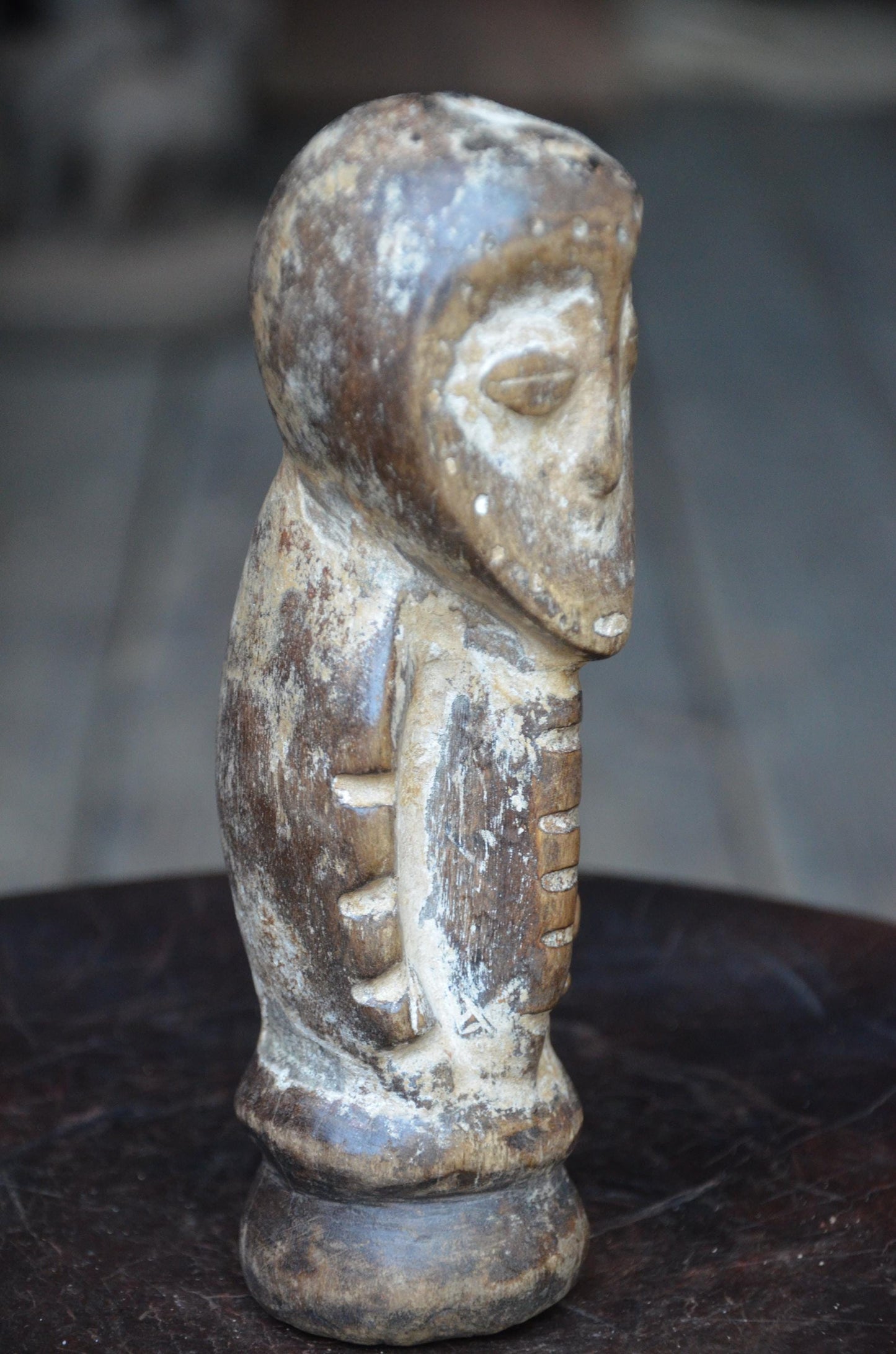 Authentic Lega Initiation Figure | Congolese Tribal Wood Art