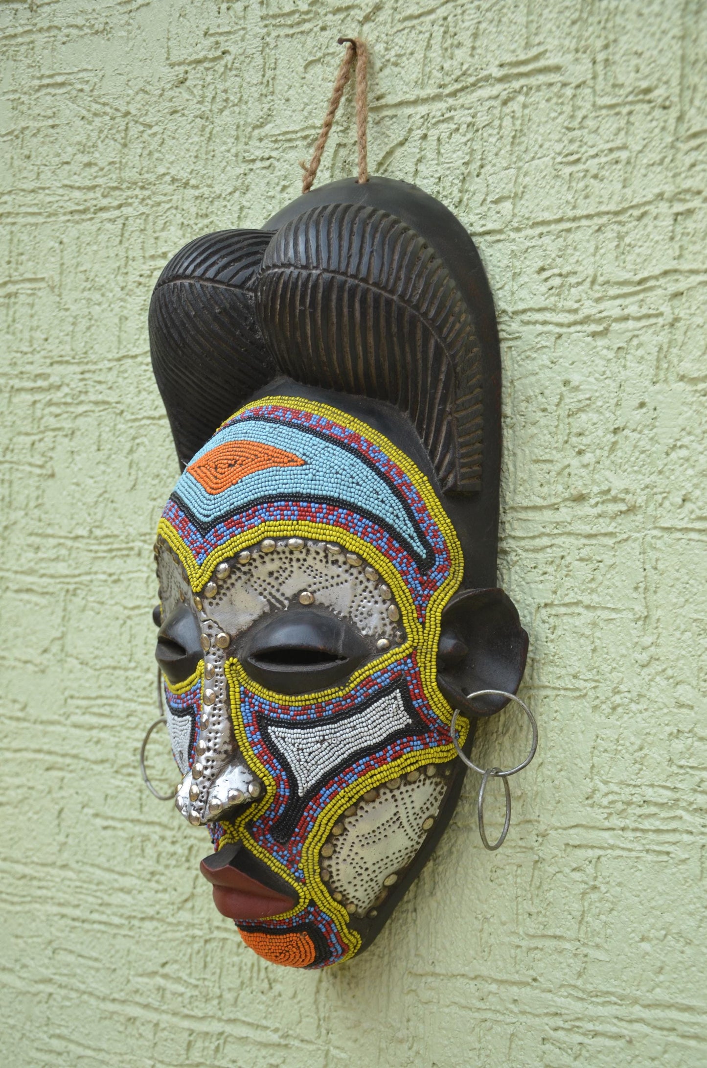 Bamileke Mask | African Wooden Tribal Art