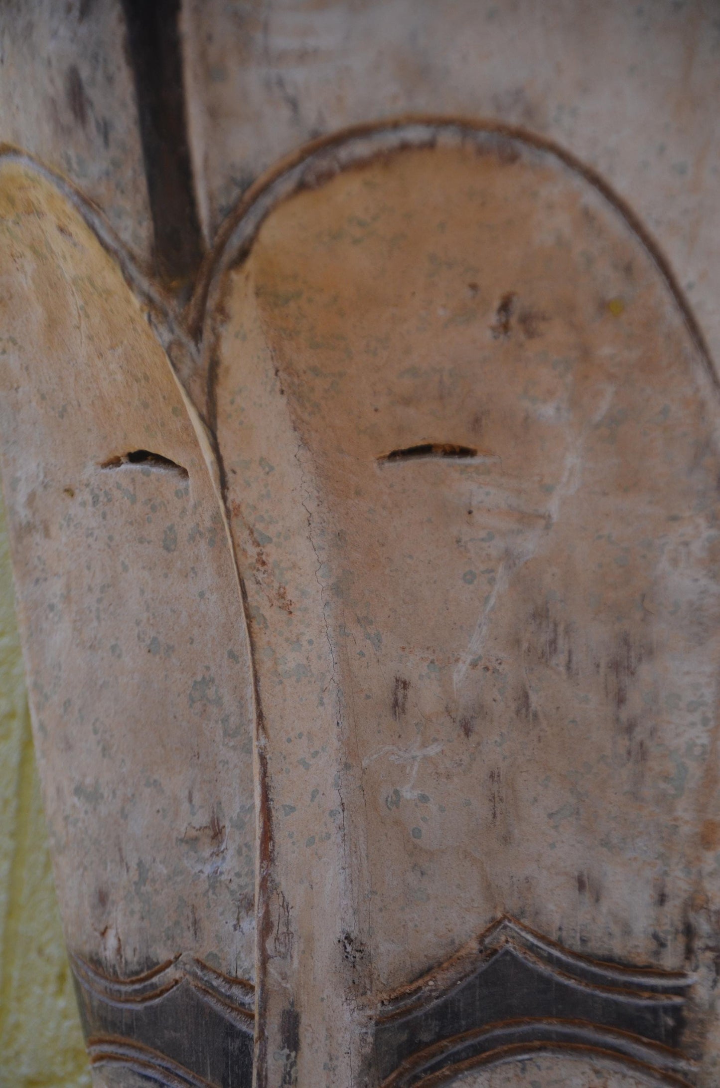 Fang Ngil Mask – 21" Large Hand-Carved Wood Mask – Gabon Tribal Wall Decor