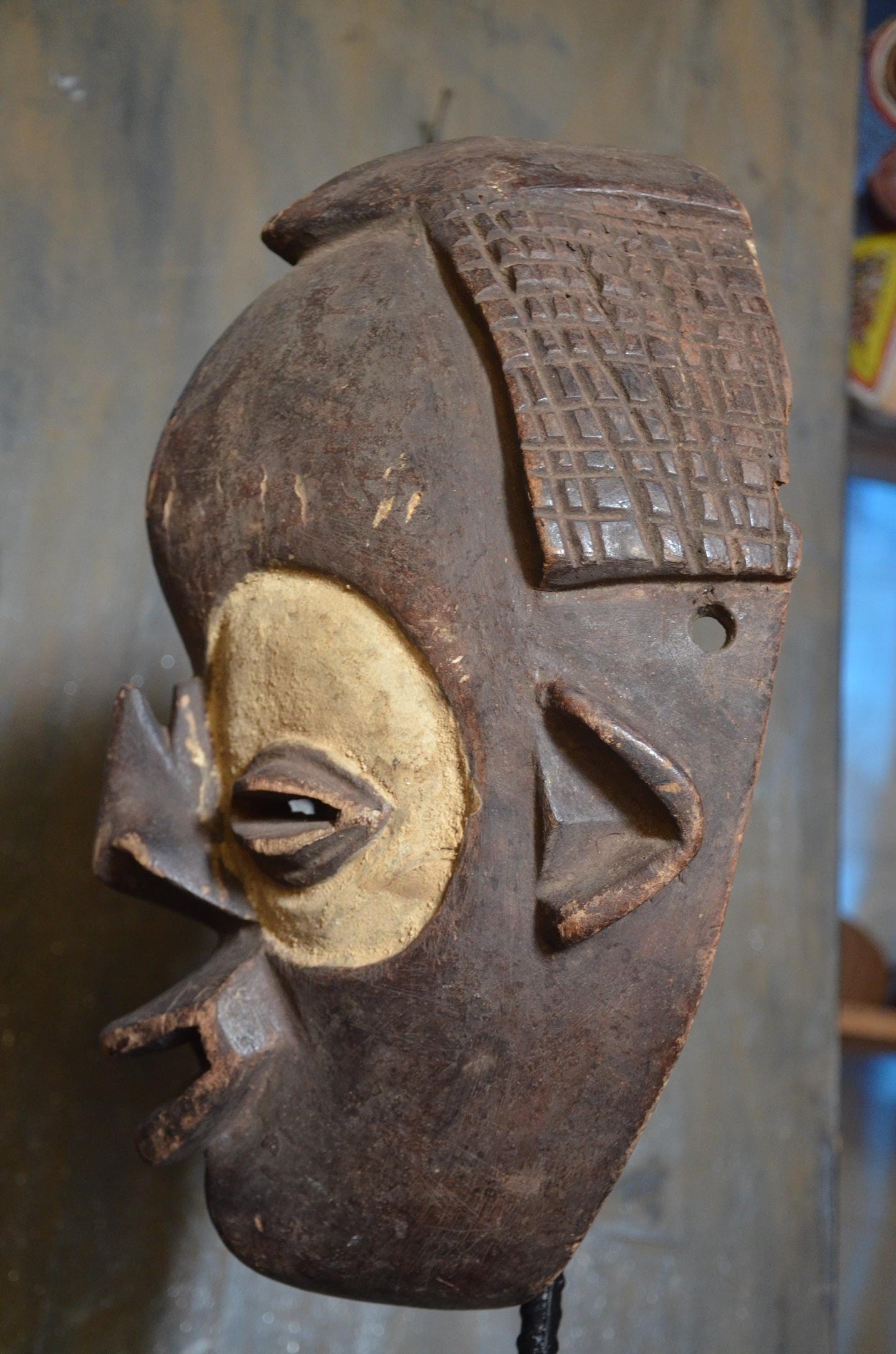 Authentic Hemba "Soko Mutu" Mask | Congolese Tribal Art
