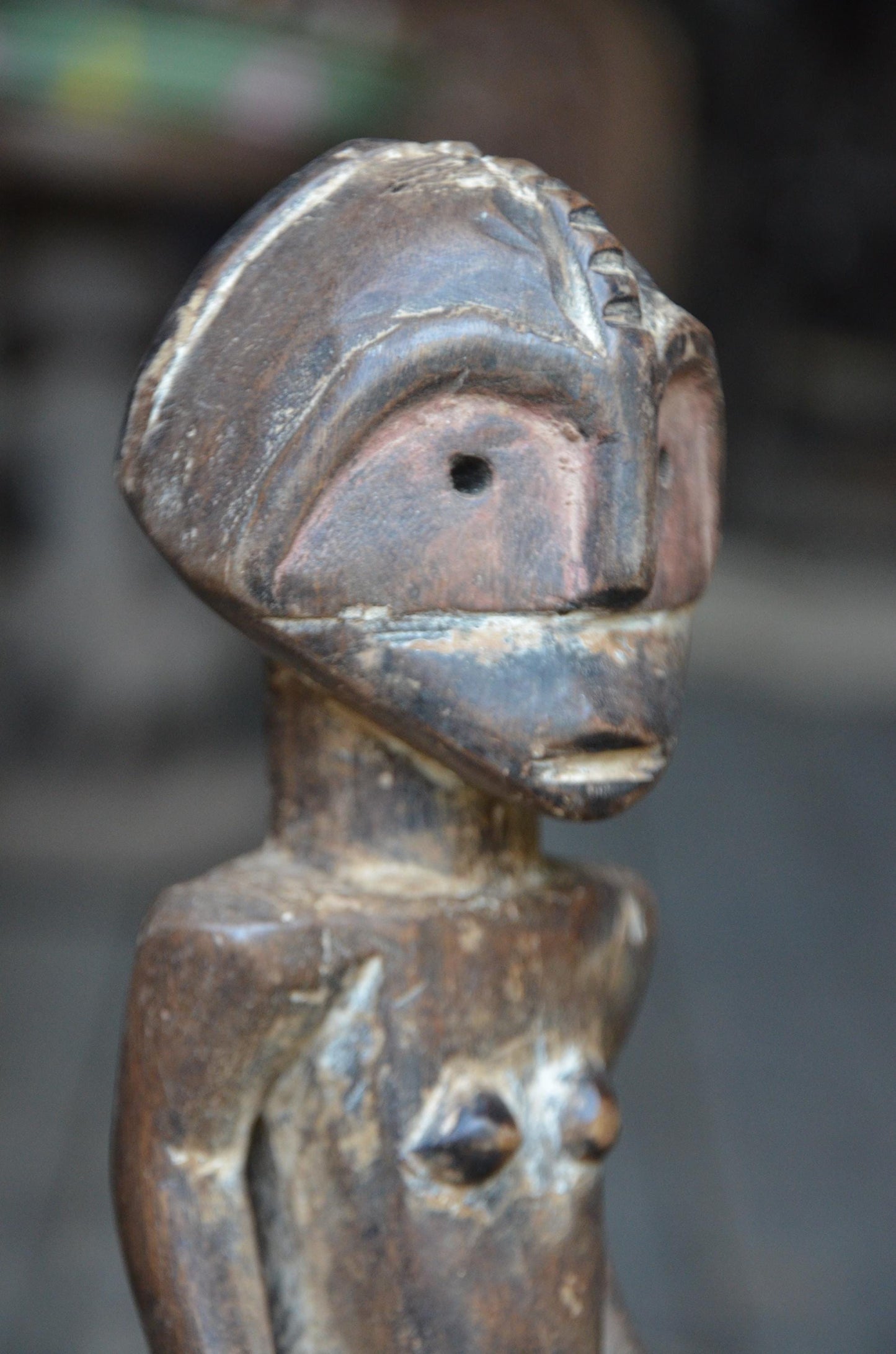 Authentic Tabwa Ancestor Figure | Congolese Tribal Wood Sculpture