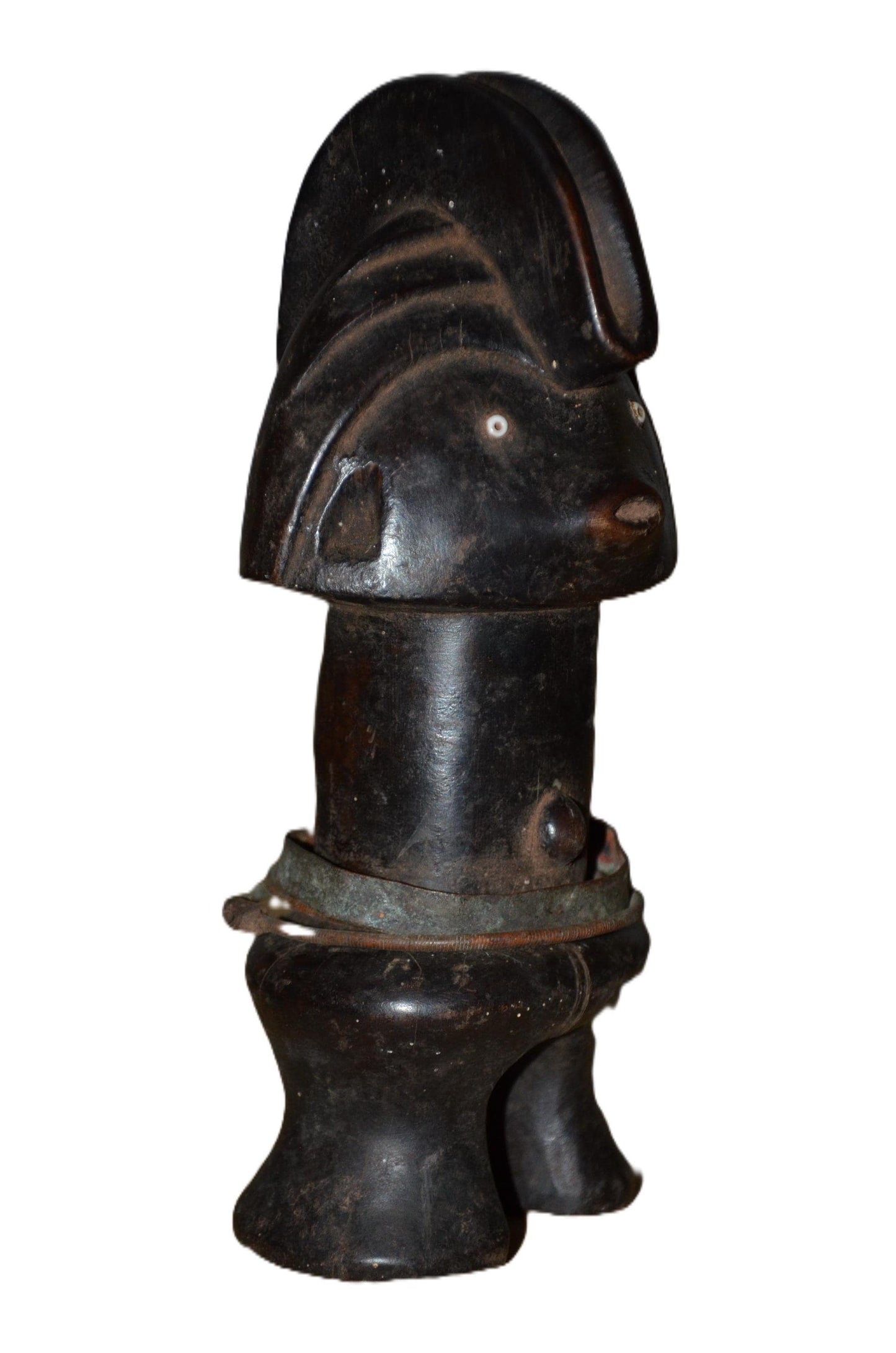 Authentic Congo Statue | Congolese Tribal Art | Hand-Carved Wood Sculpture