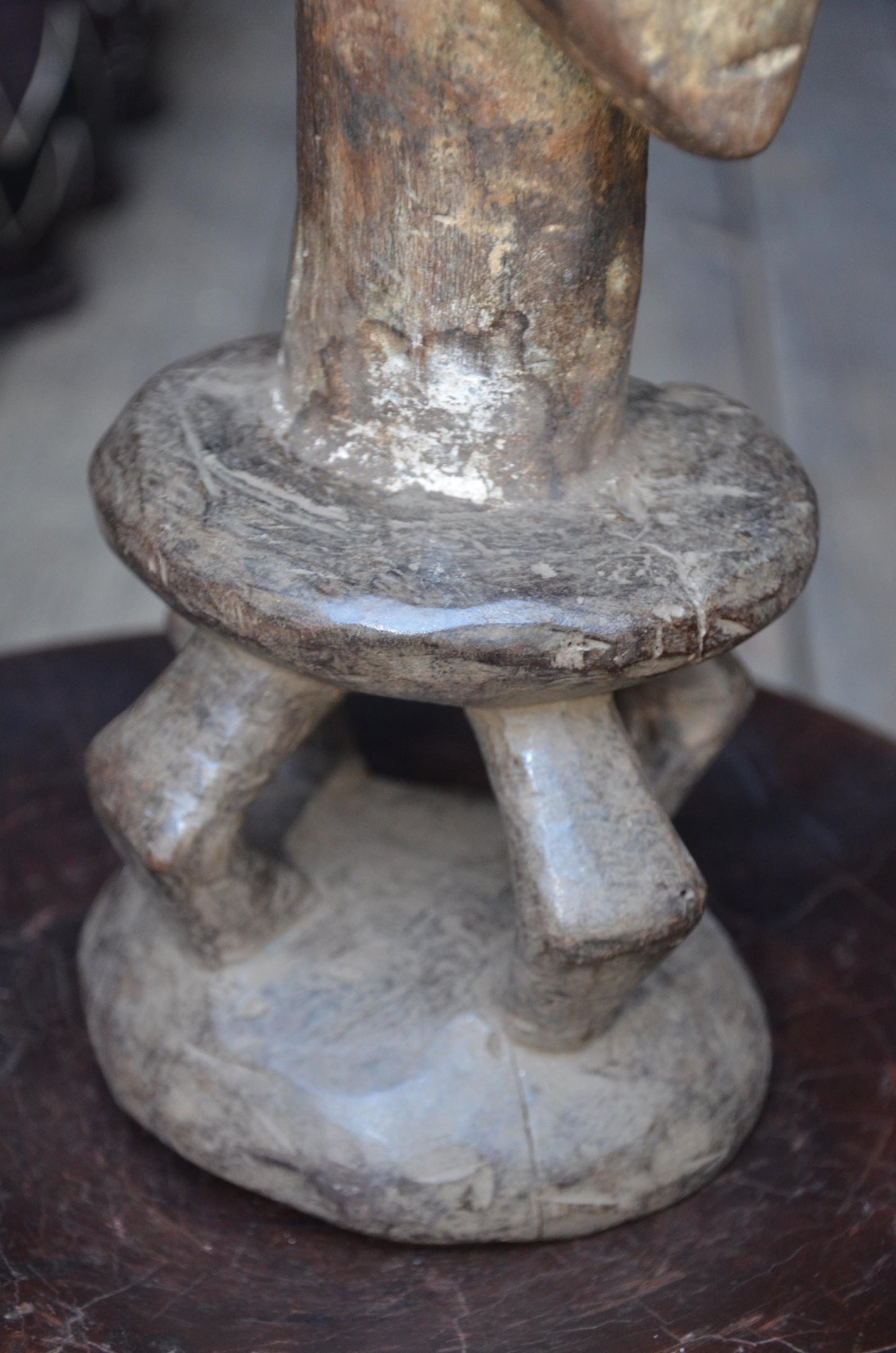 Authentic Lega Double-Headed Figure | Tribal Art | Congolese Sculpture