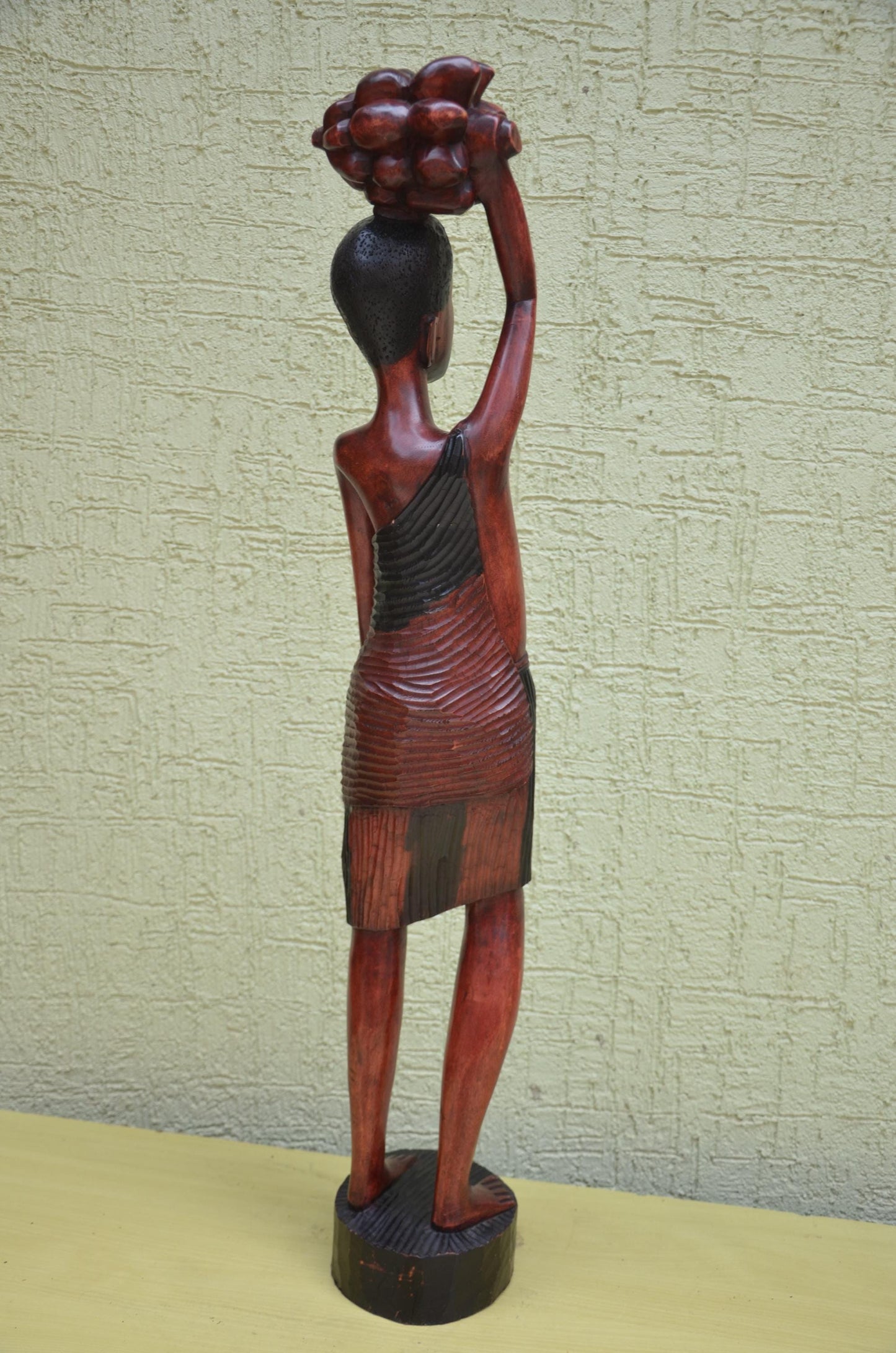 East African Wooden Male Harvester Sculpture | Tribal Art