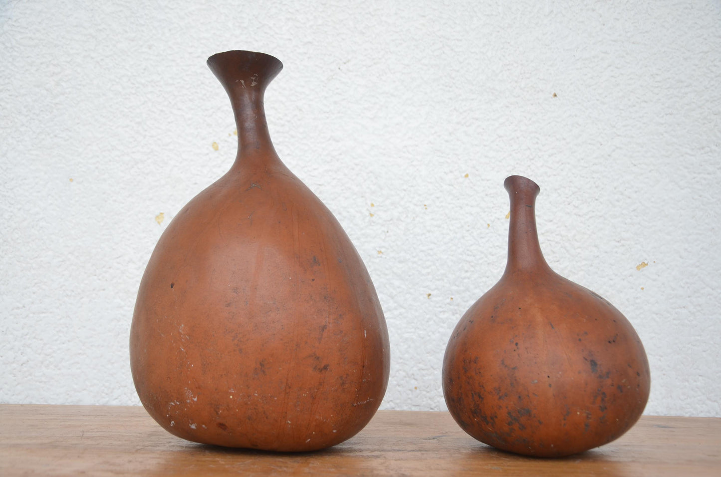 Handcrafted African Calabash Gourd Set | Traditional Natural Art Accent