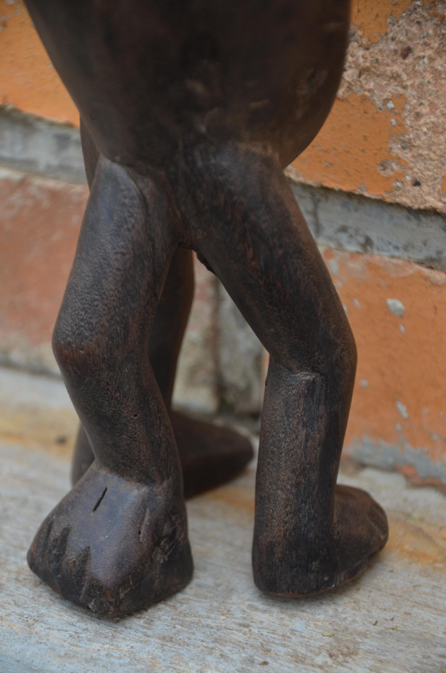 Authentic Lega Stacked Multi-Headed Figure | Rare Tribal Art