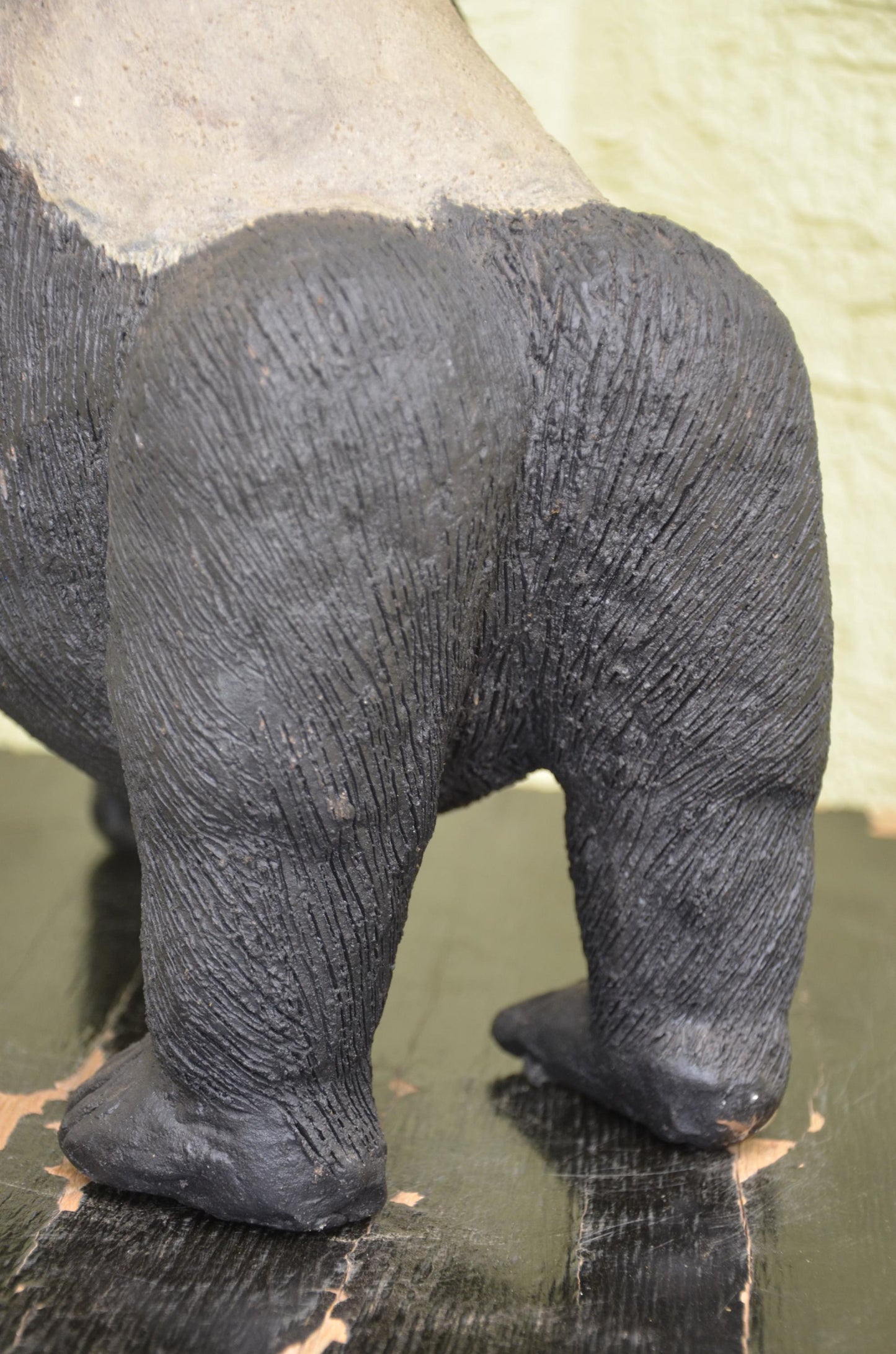 Handcrafted Clay Sculpture | Silverback Gorilla