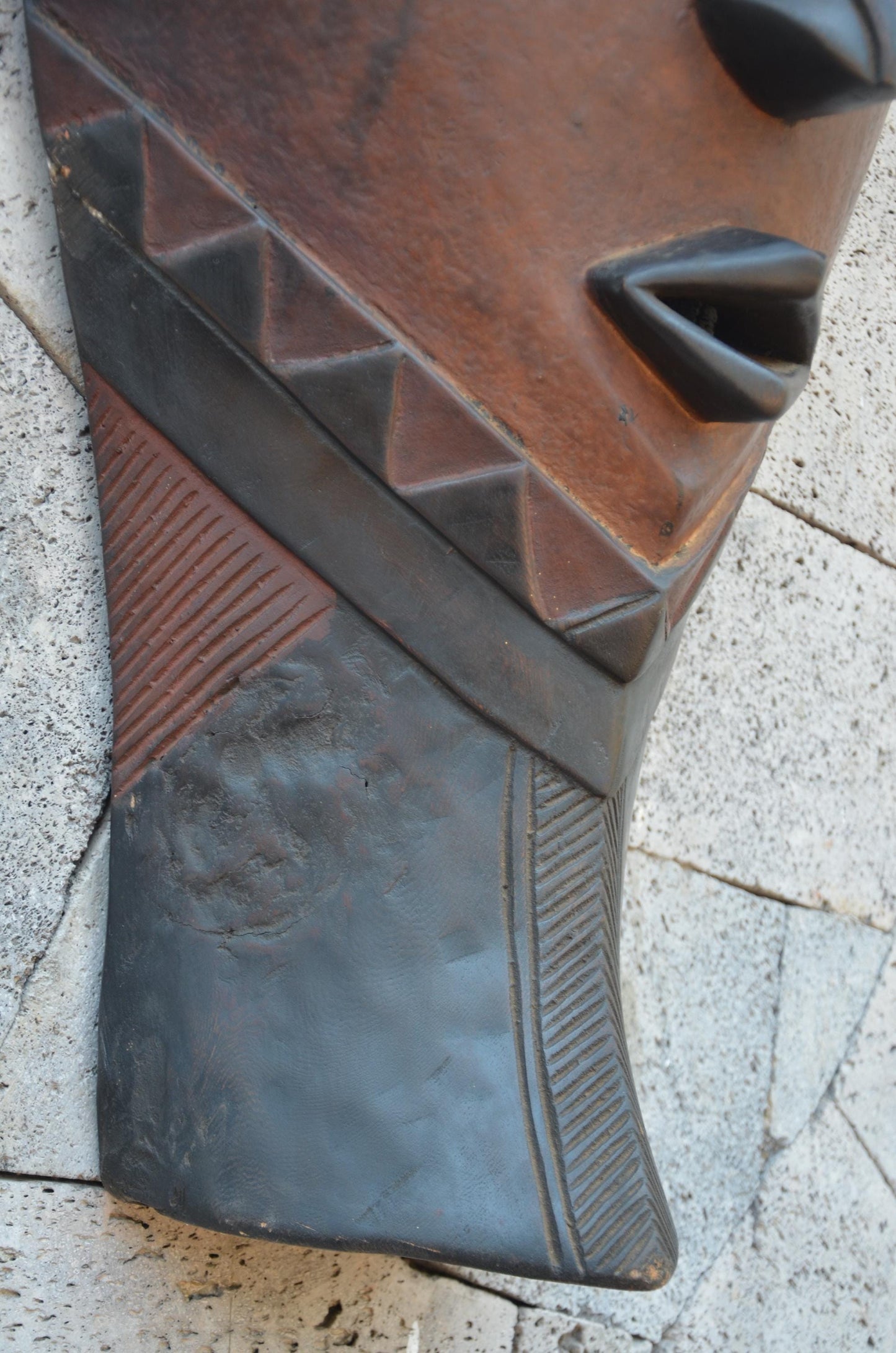 Authentic Chokwe Mask | Large Congolese Tribal Art | Statement Piece