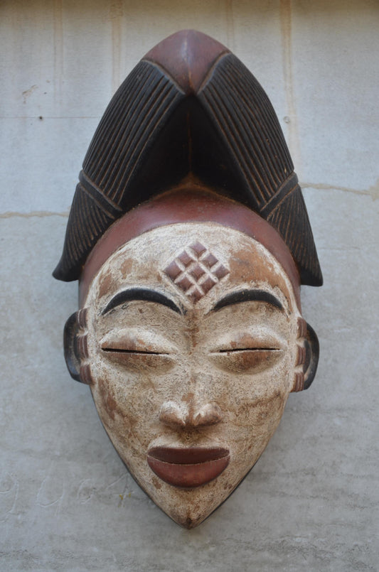 Authentic Punu Mask | Okuyi Spirit Mask | Gabonese Tribal Art