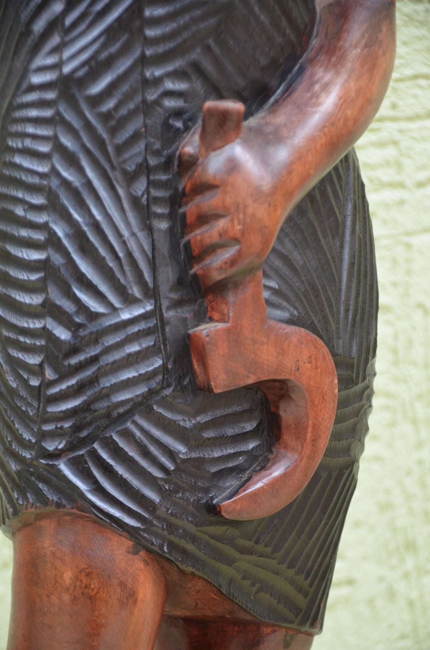 Monumental African Banana Harvester Statue | Tribal Art