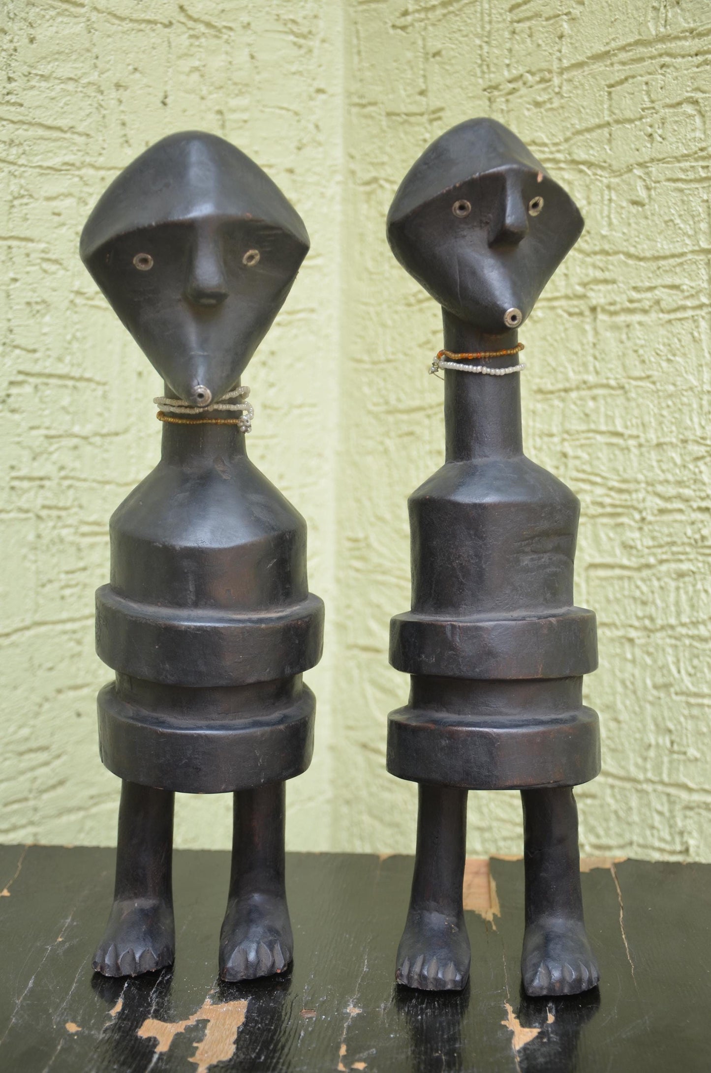 Authentic Zaramo-Style Stylized Ancestral Figures | Tanzanian Art
