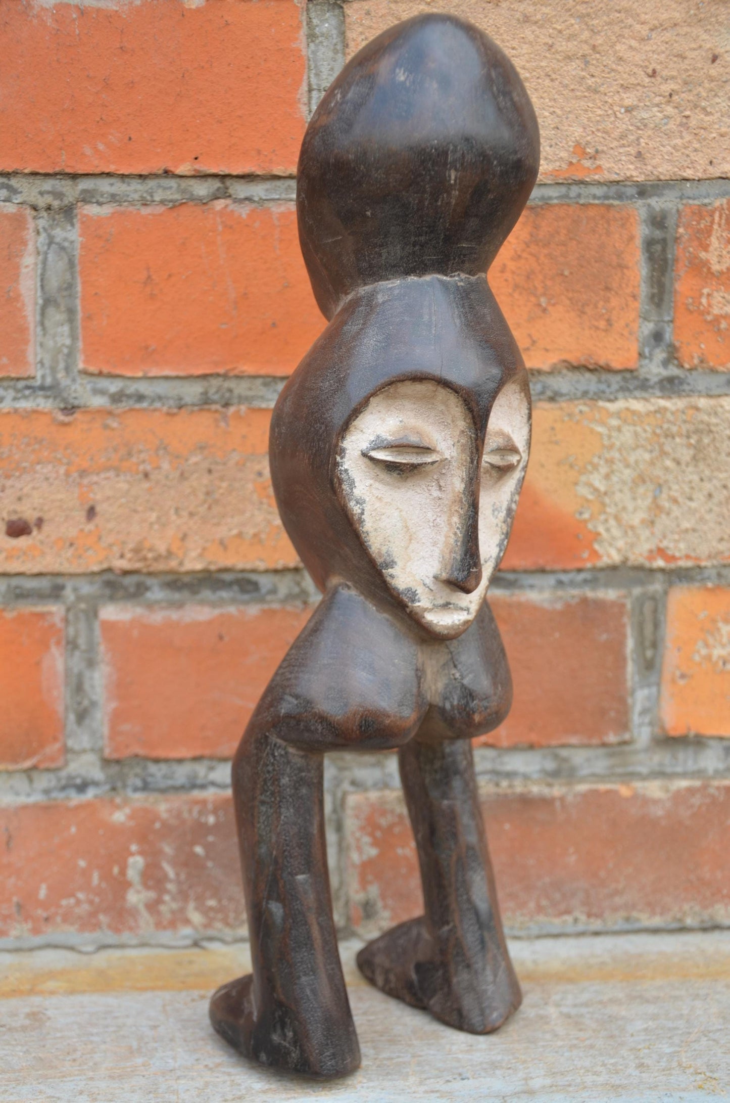 Authentic Lega Multi-Headed Figure | Rare Congolese Art