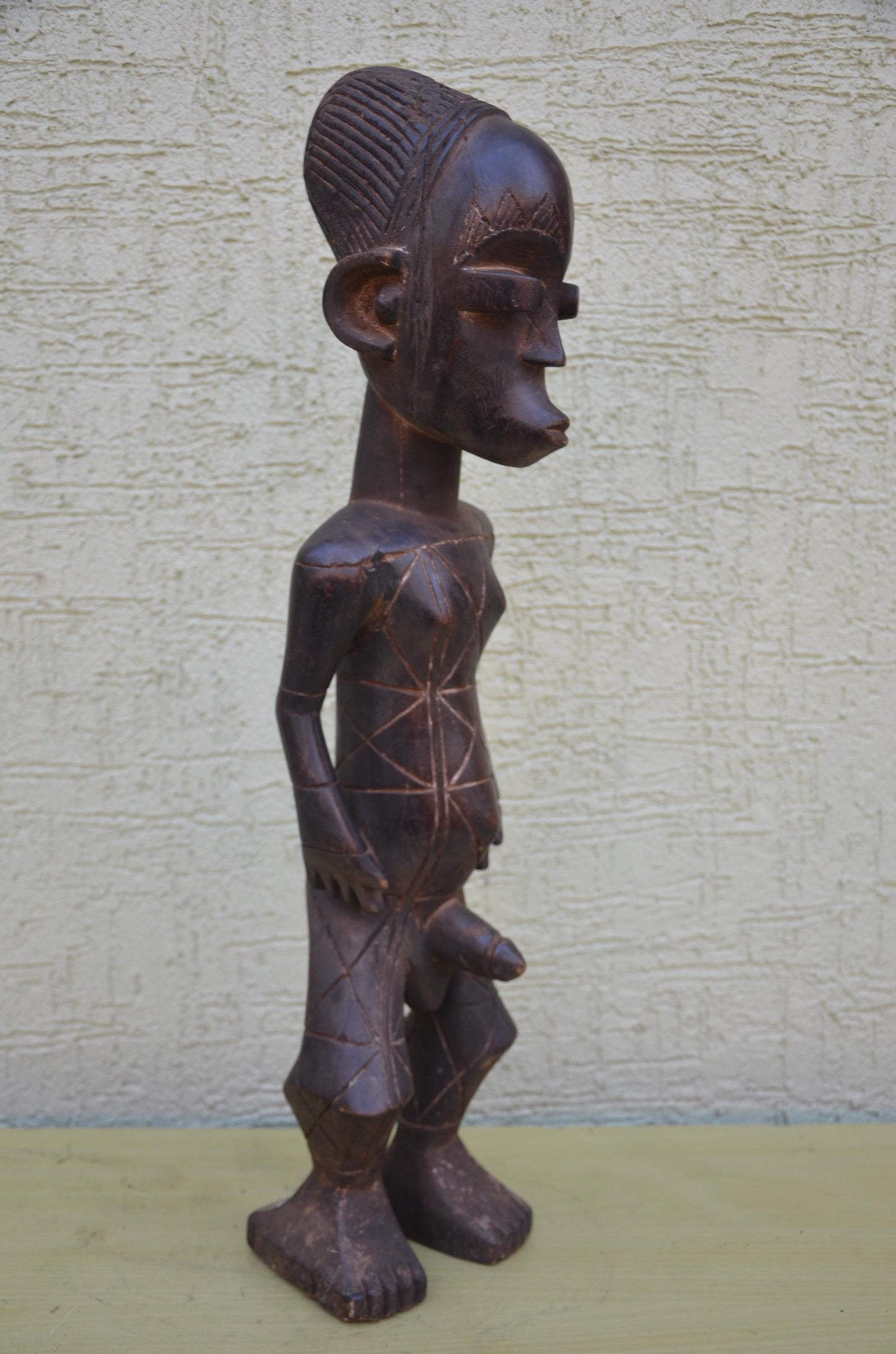 Authentic Luba Songye Statue | Congolese Tribal Art