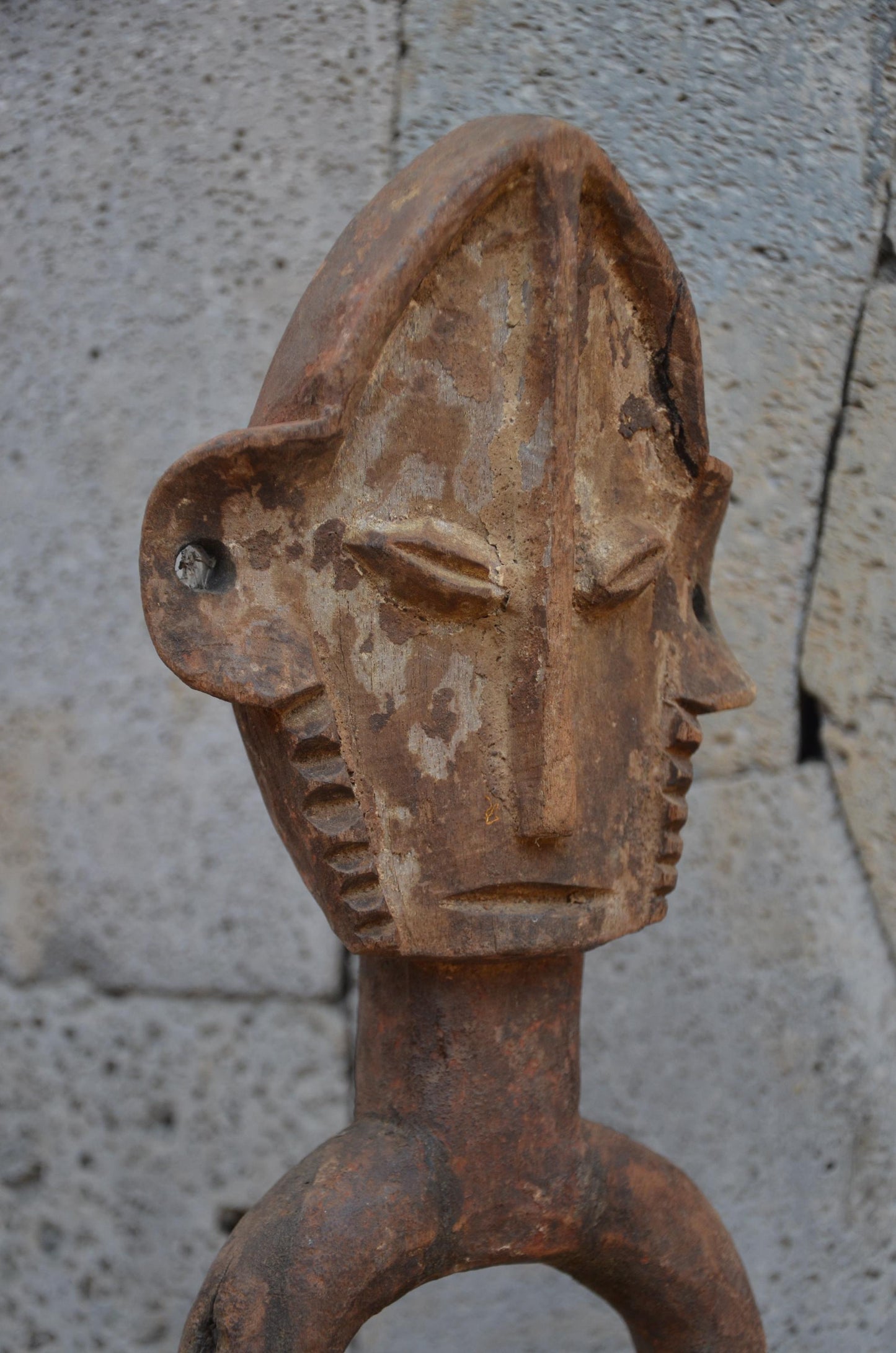 Authentic Mumuye Ancestor Figure | Nigerian Tribal Art | Abstract