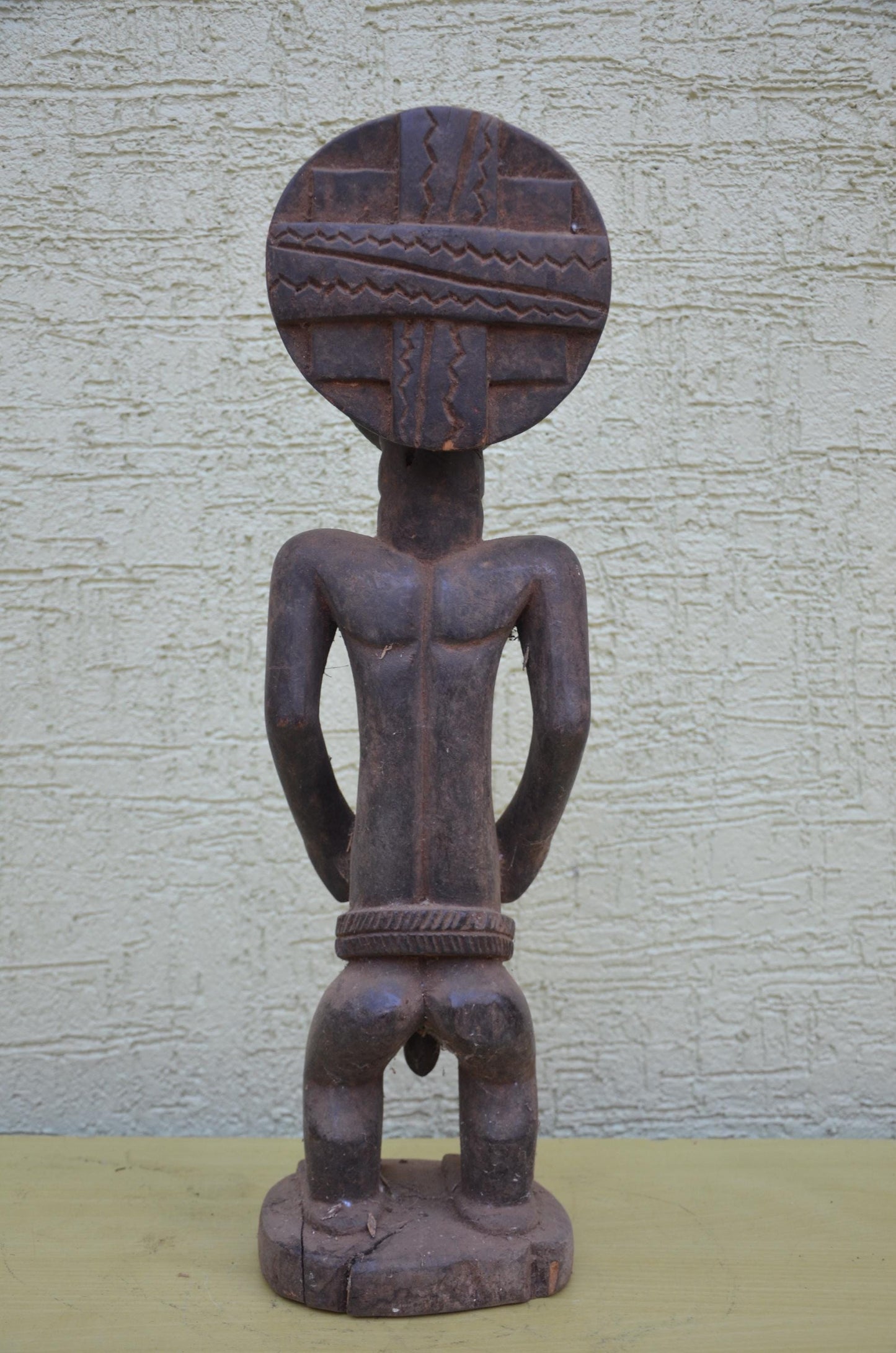 Large Hemba Luba Male Ancestor Statue | DRC Tribal Art