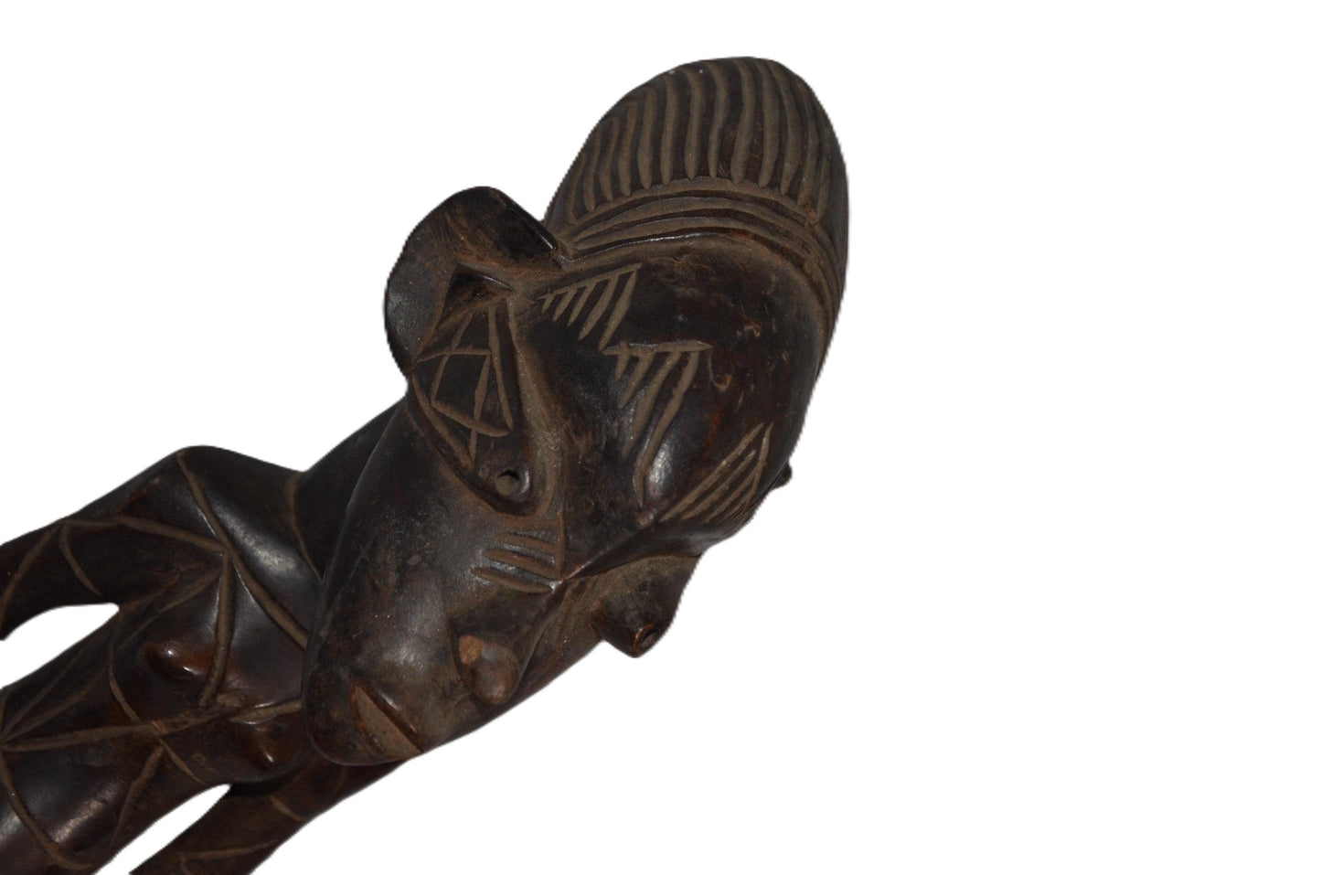 Mangbetu Statue – African Tribal Sculpture, Handmade Ethnic Art, Cultural Decor