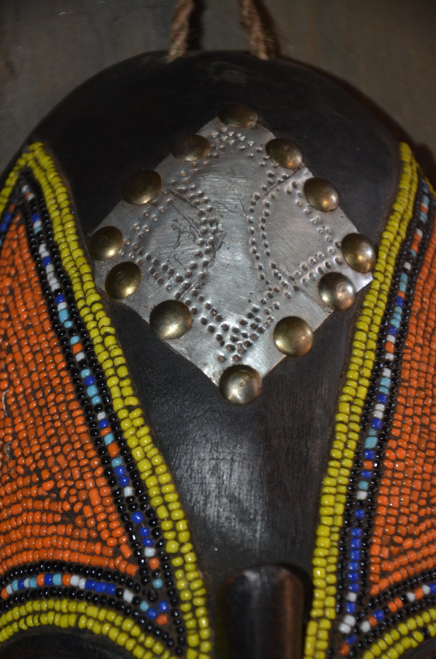 Authentic Bamileke Beaded Mask | Cameroon Grassfields | Tribal Art