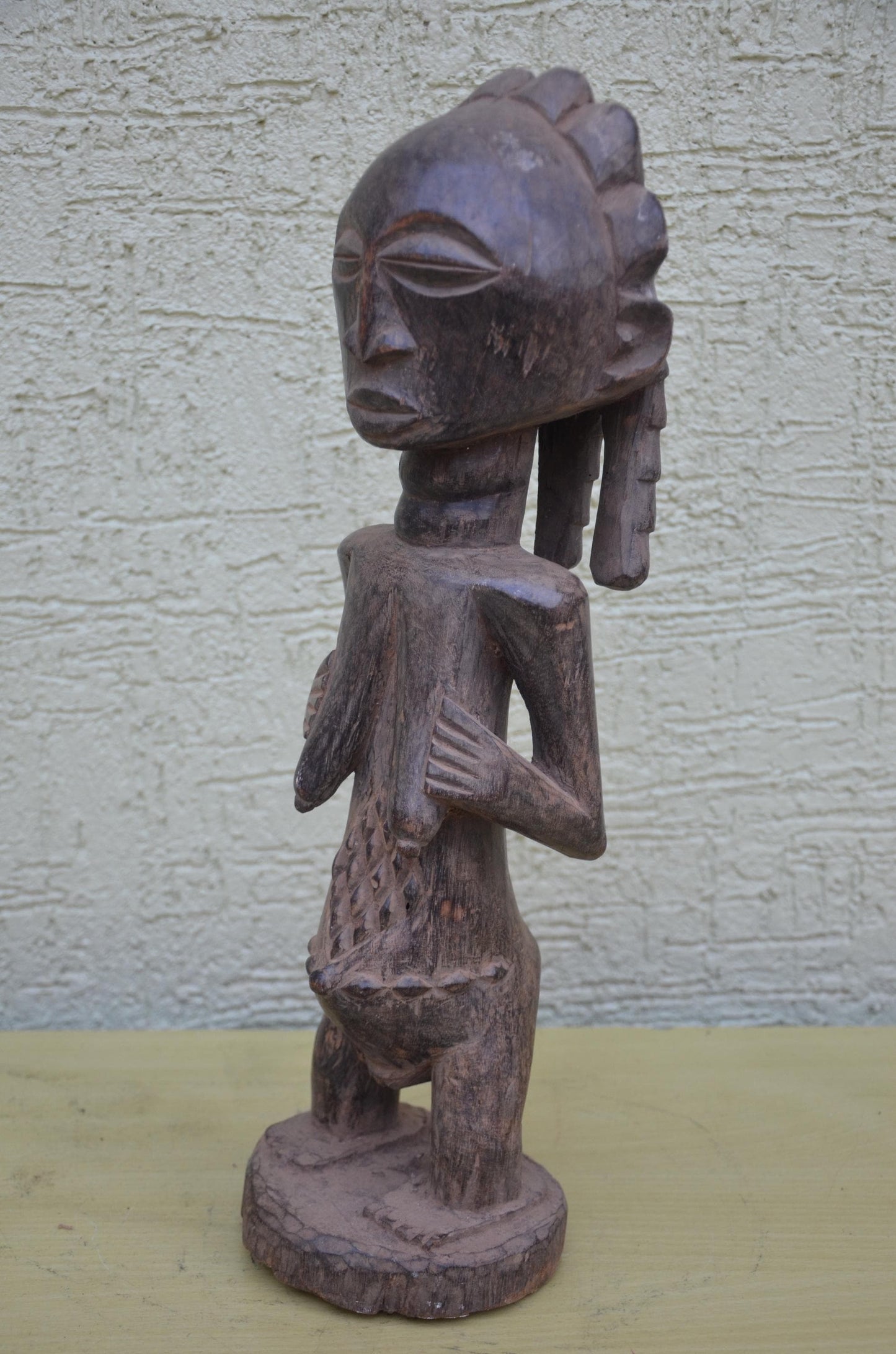 Luba Hemba Female Wooden Figure | DRC Ethnographic Art