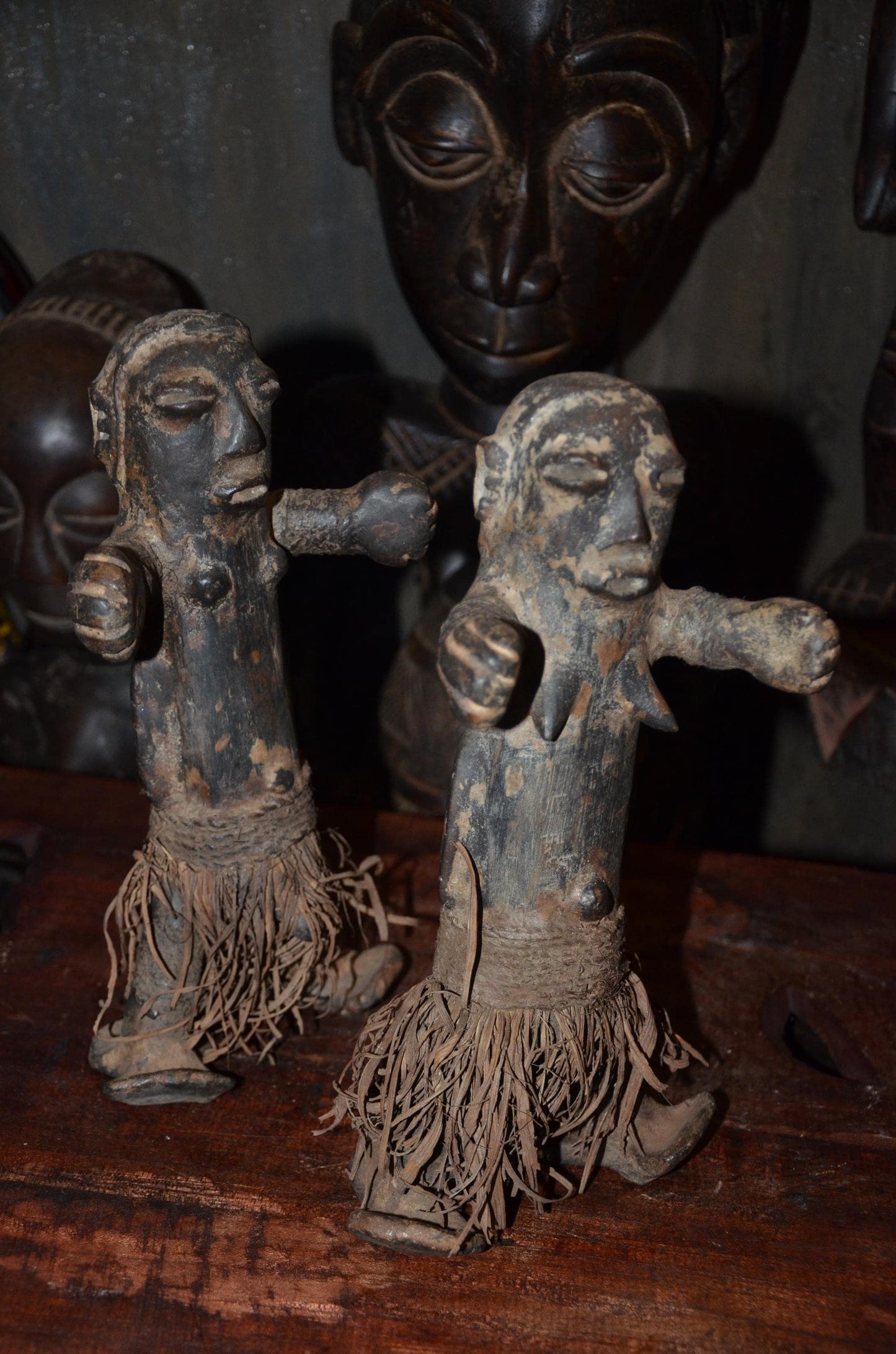 Authentic Namji Fertility Doll | Cameroon Tribal Art | Hand-Carved Wood