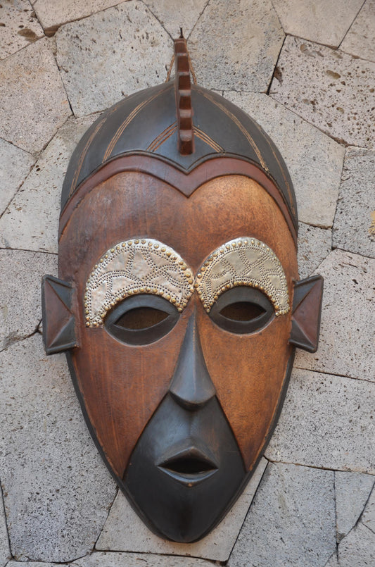 Authentic Yaure Mask | Ivory Coast Tribal Art | Statement Piece